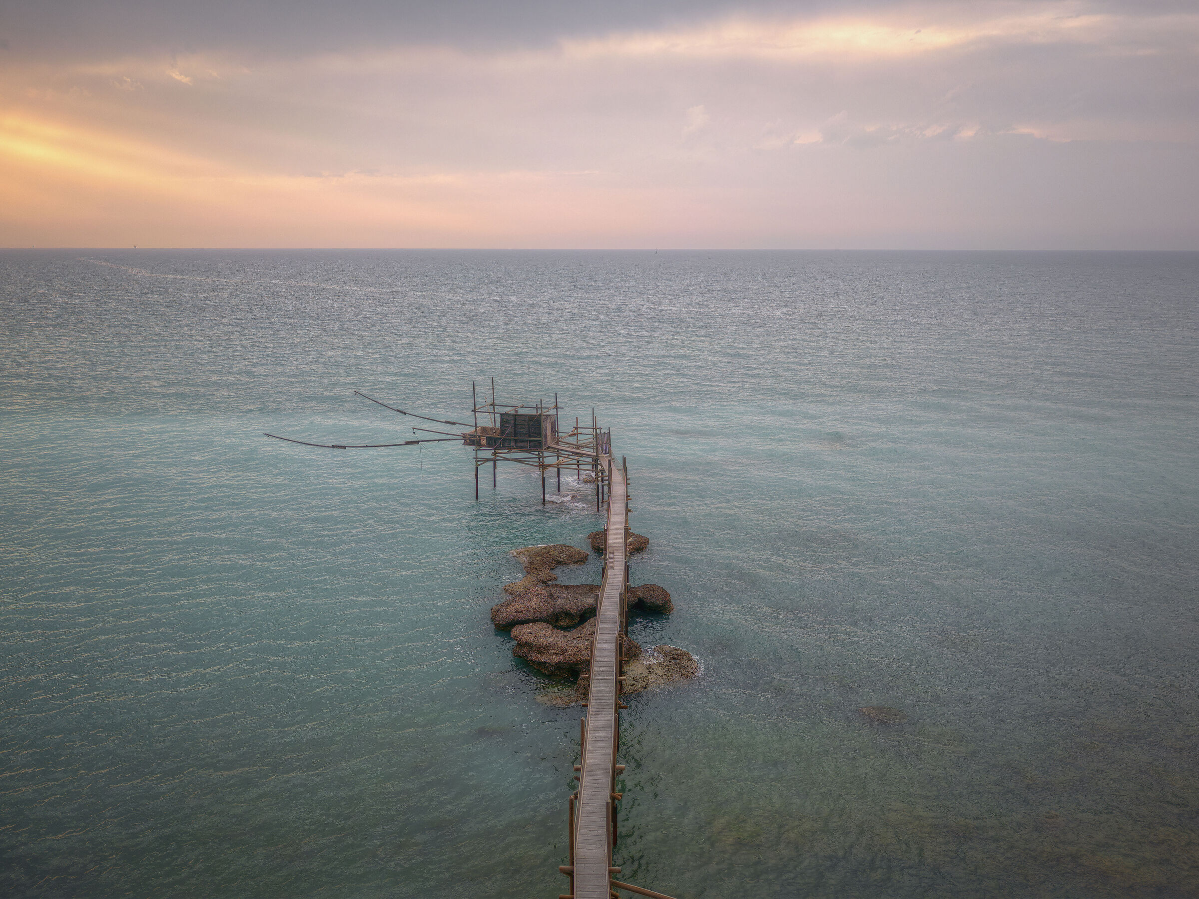 Punta Aderci at sunset