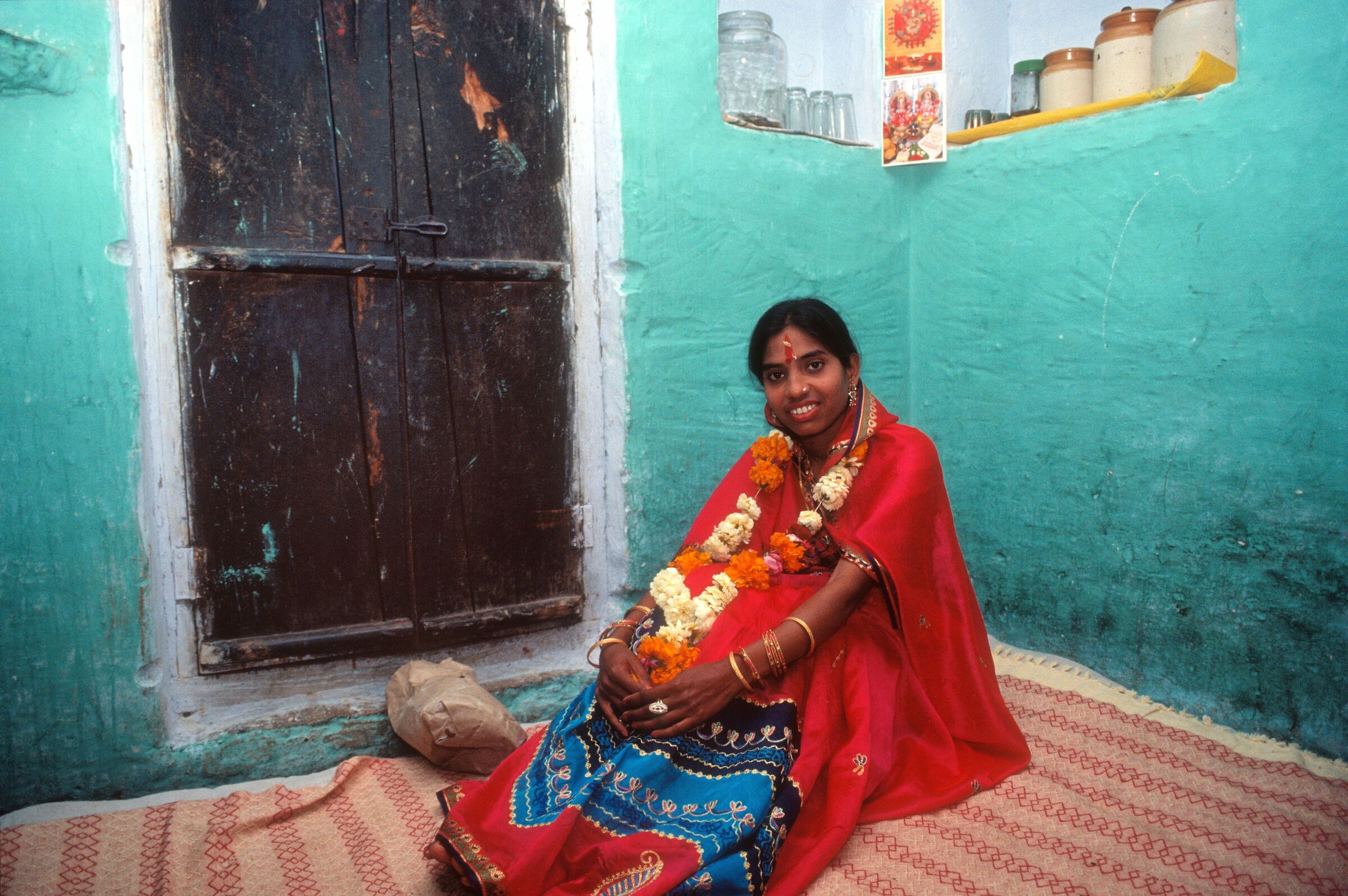 Bride waiting for the ceremony