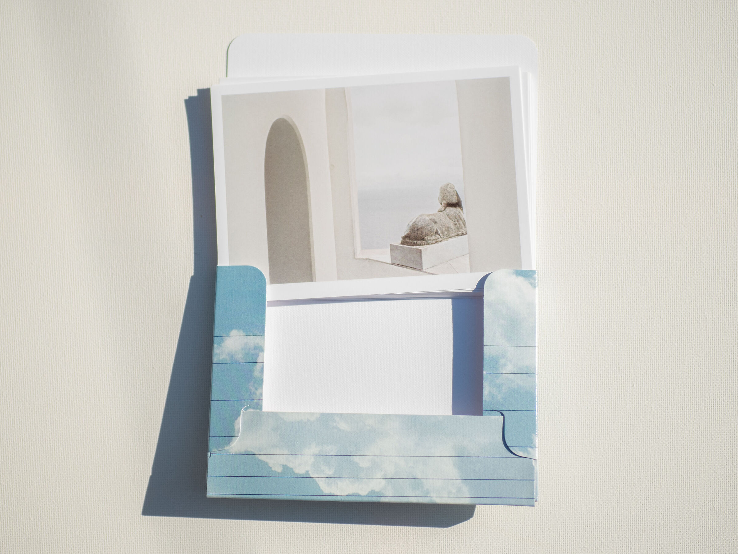 Nella cartolina: Capri, Villa San Michele, Ghirri, 1981