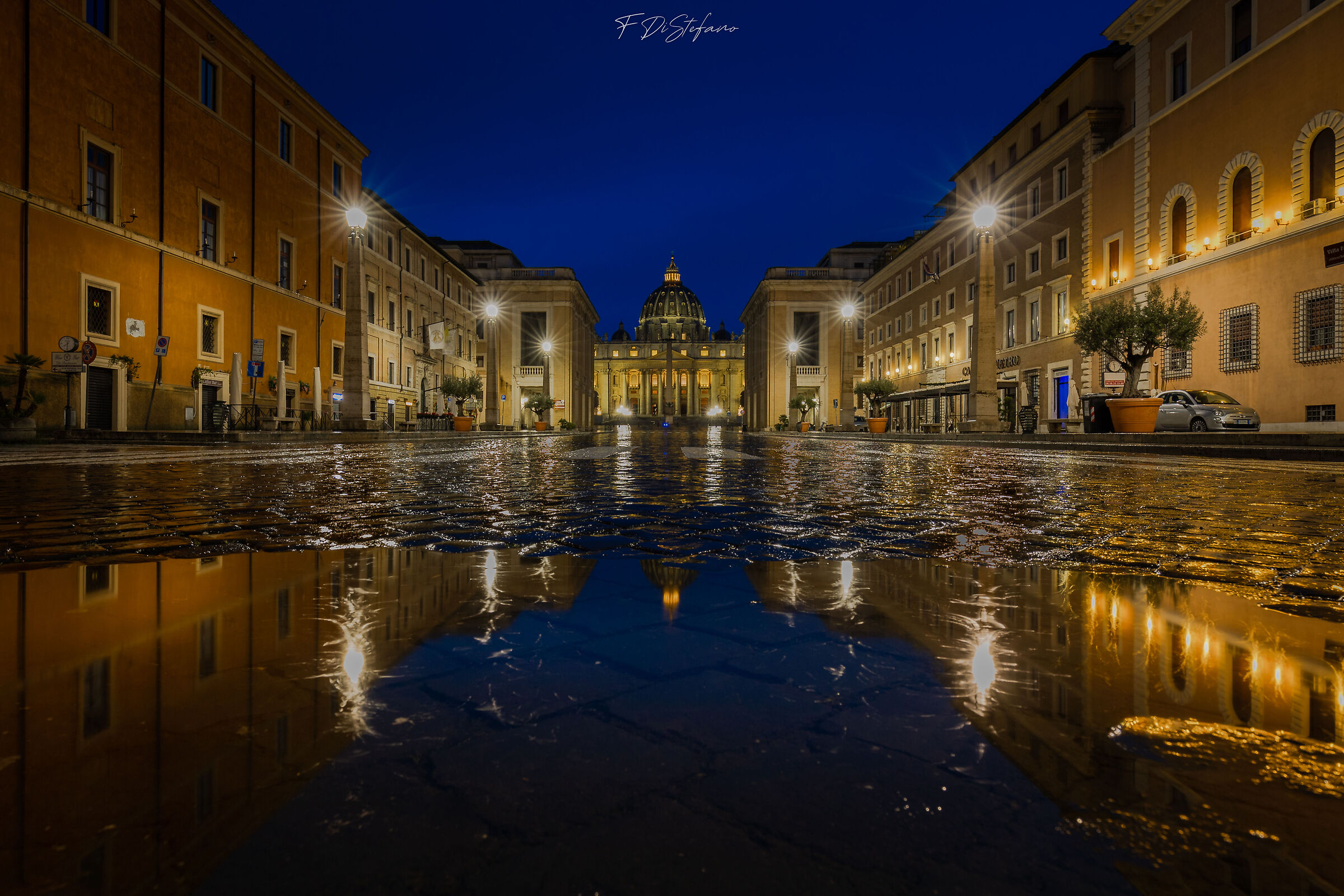 Rain in Vatican