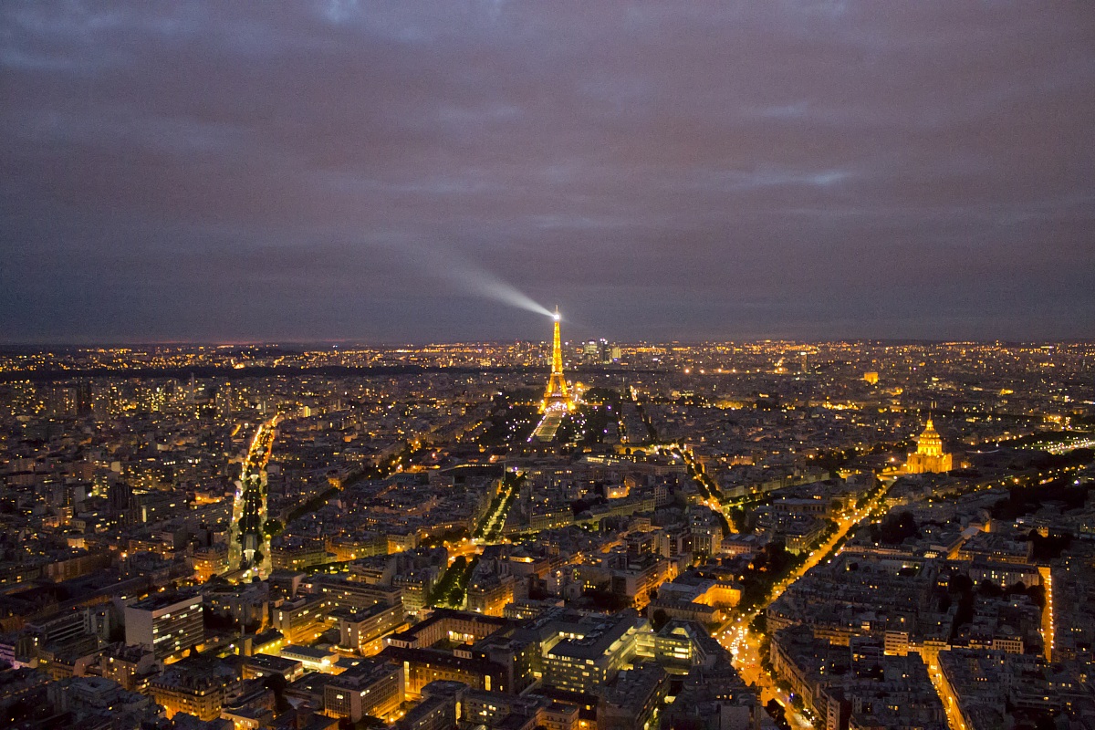 Paris's views from Montparnasse 56
