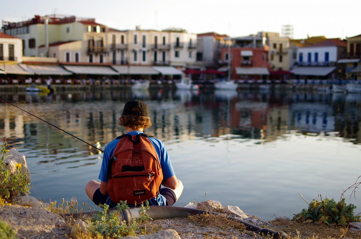 Pausa al Porto di Rethymno