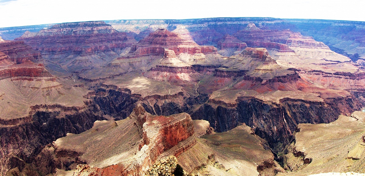 The gorge of the Grand Canyon