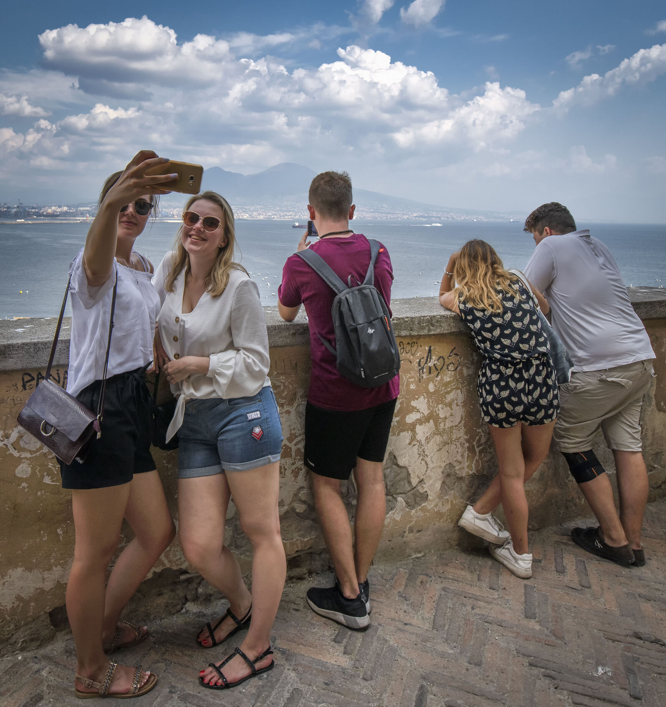 Vesuvius, selfie
