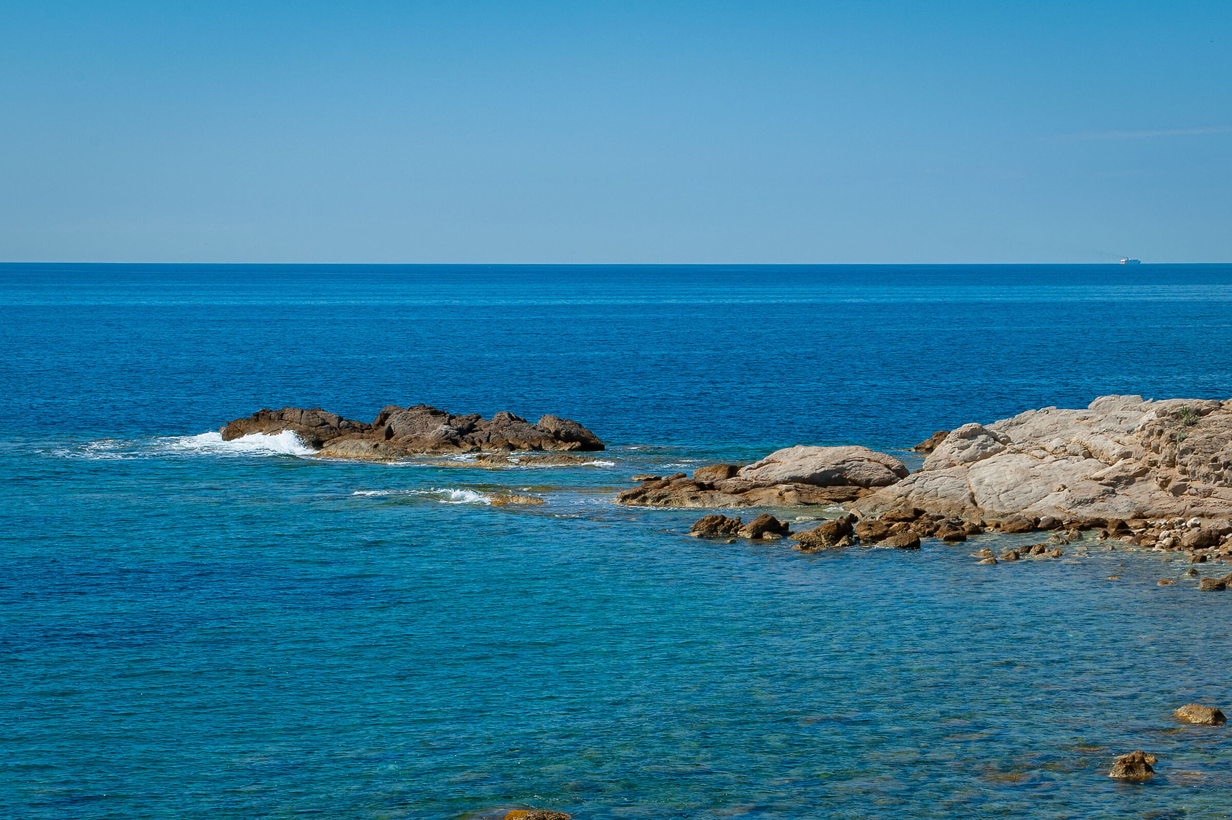The Ligurian Sea...