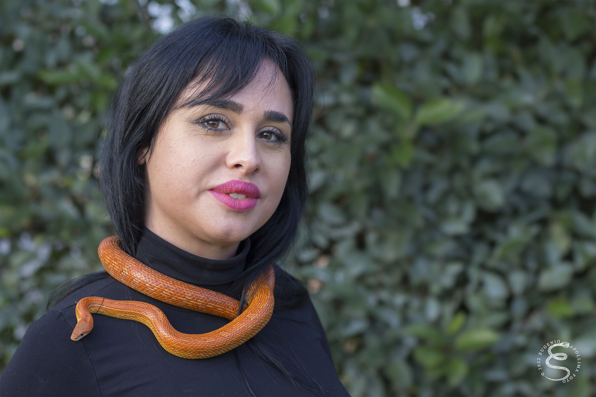 Nicole e Pantherophis guttatus