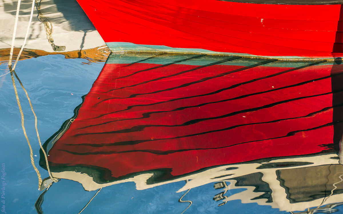 boat reflections