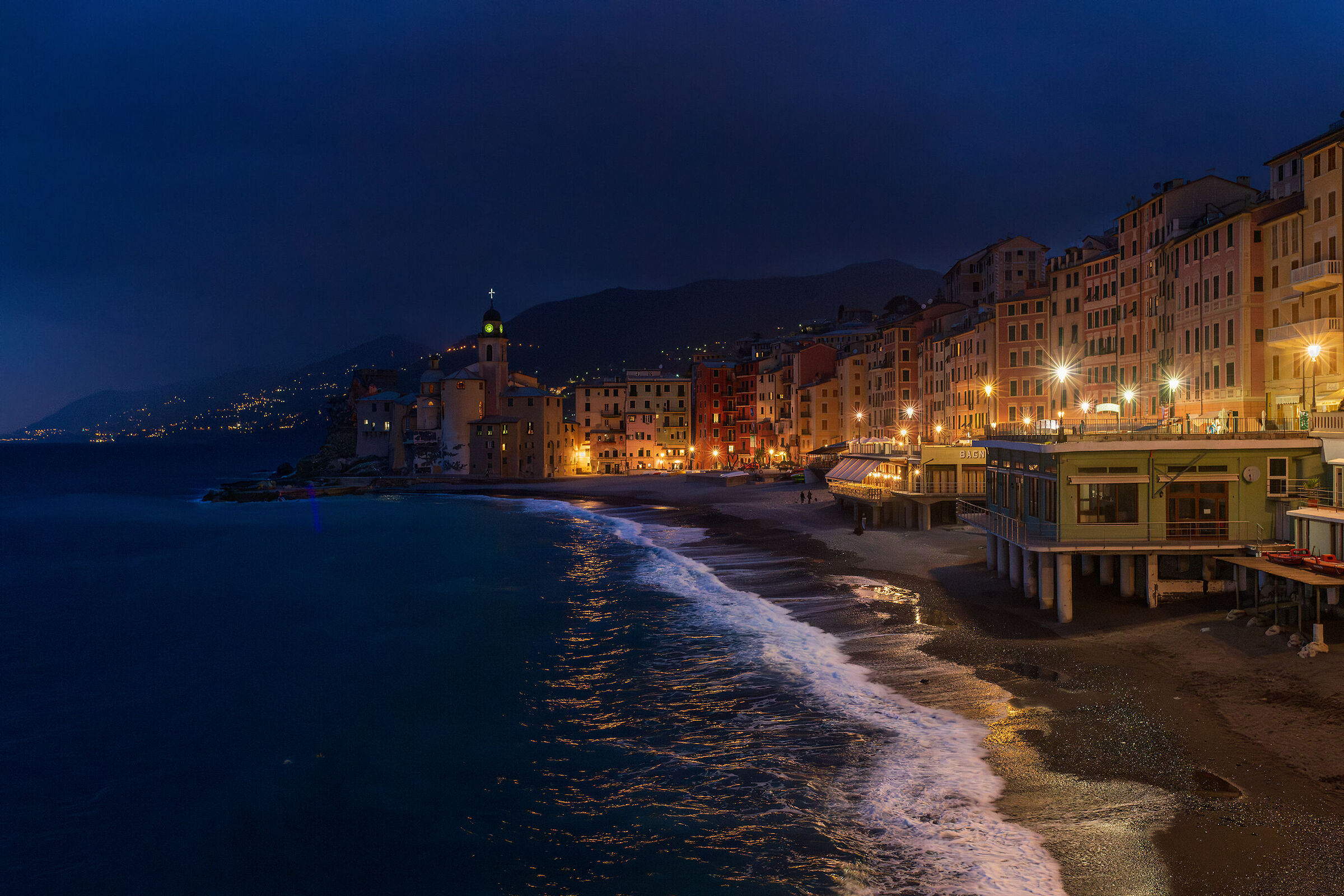 Camogli, ora blu