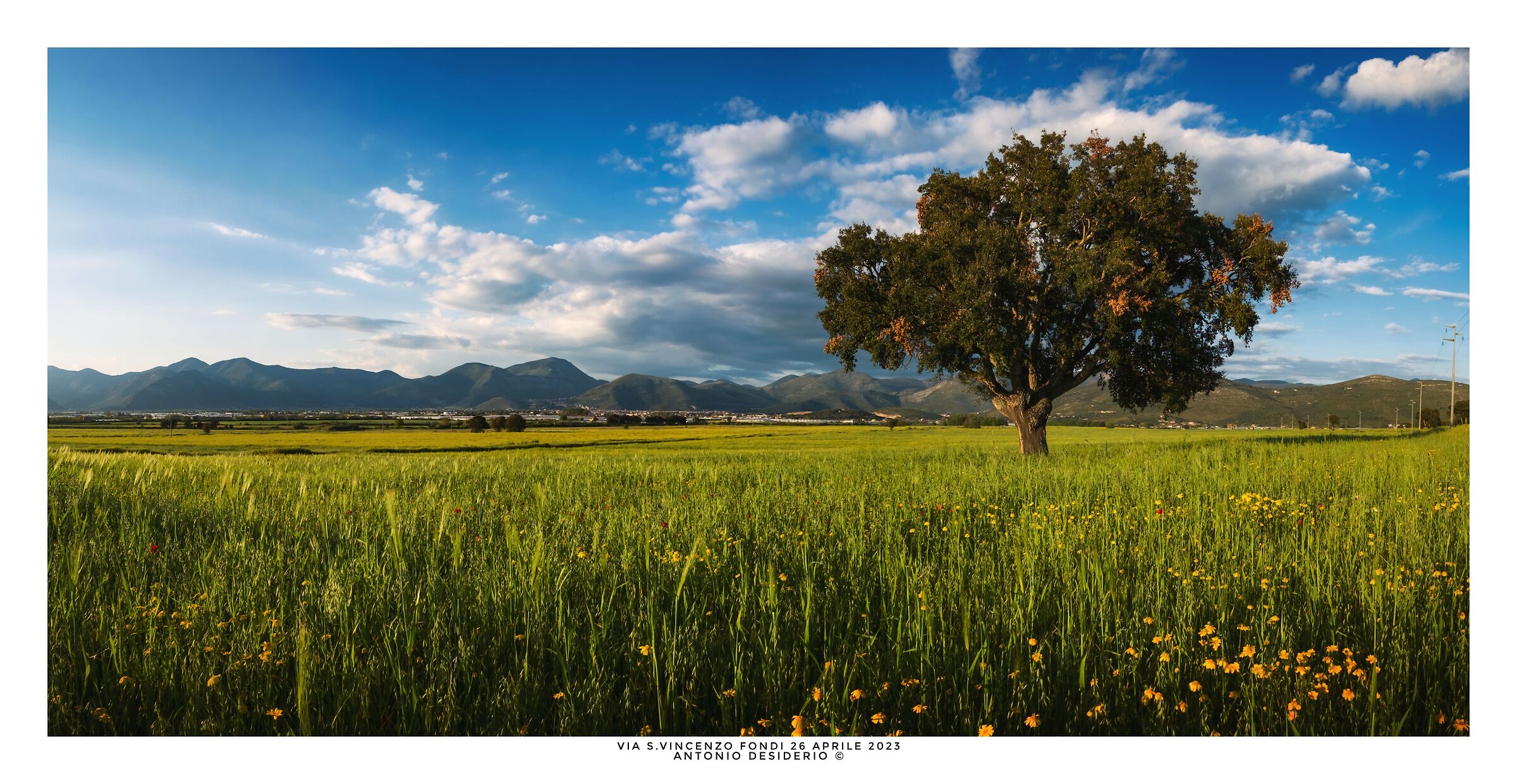 On a hot April afternoon...