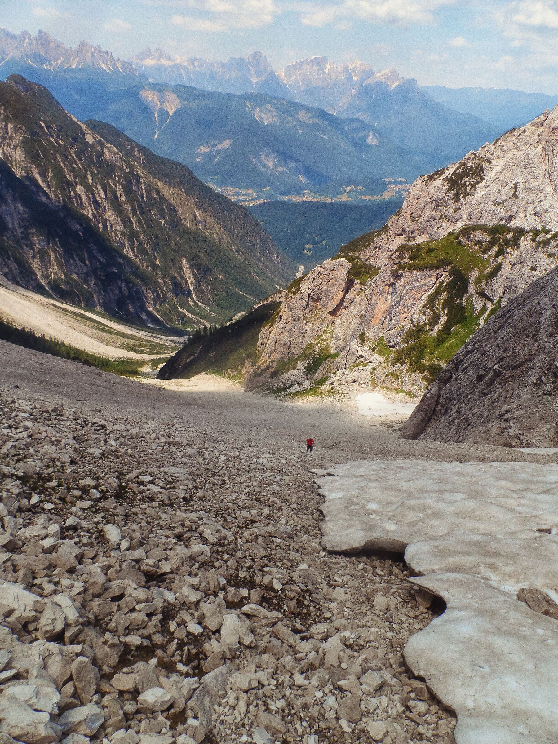 ghiaione dell'alta val cridola