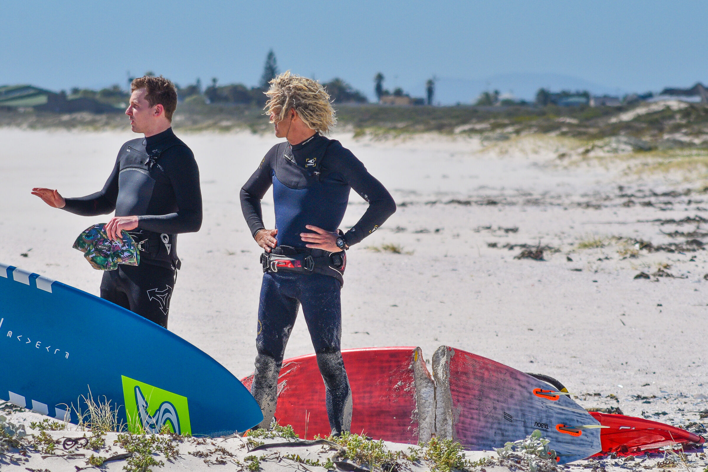 Sometimes it happens . Windsurfing in Haakgat