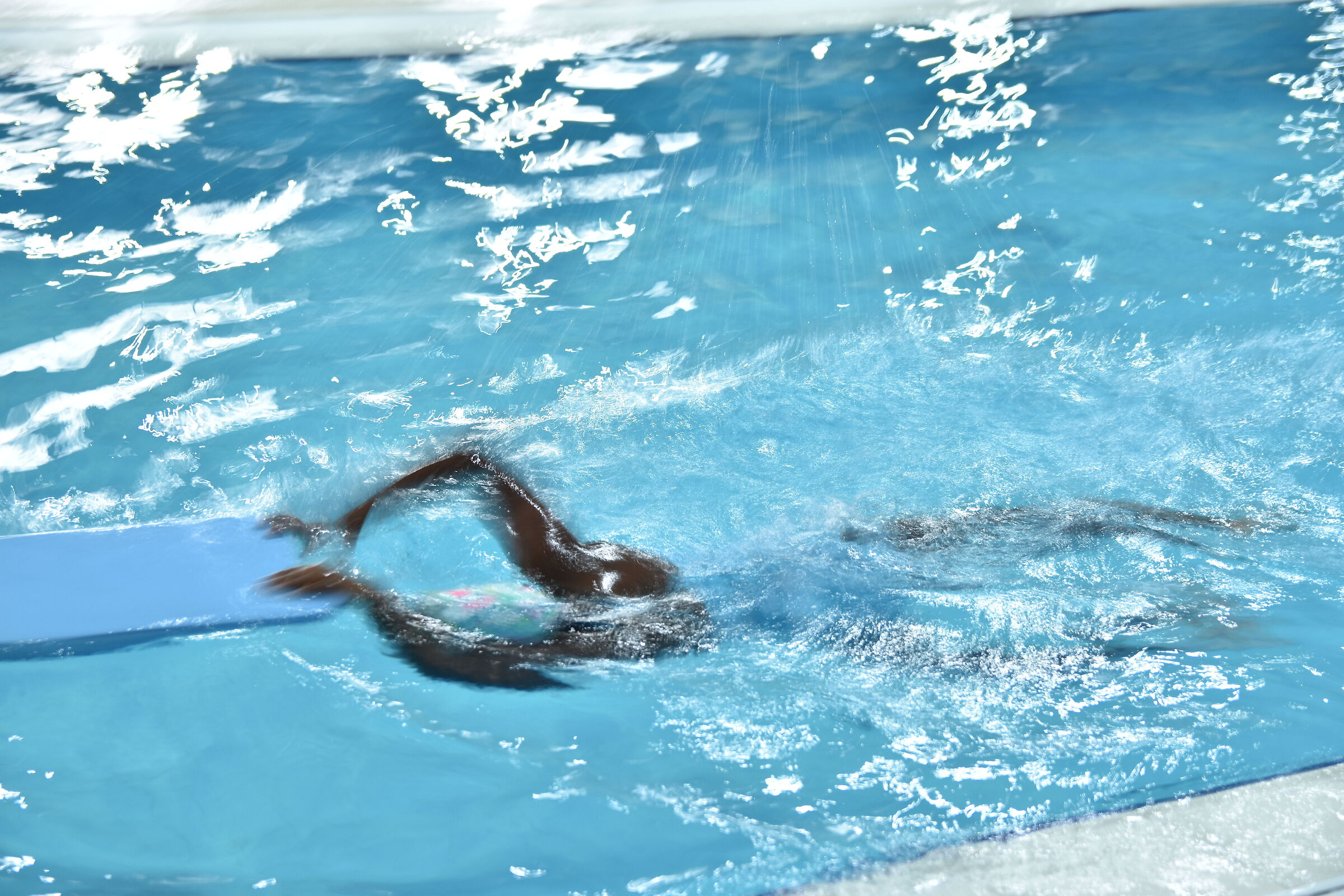 drawings in the pool