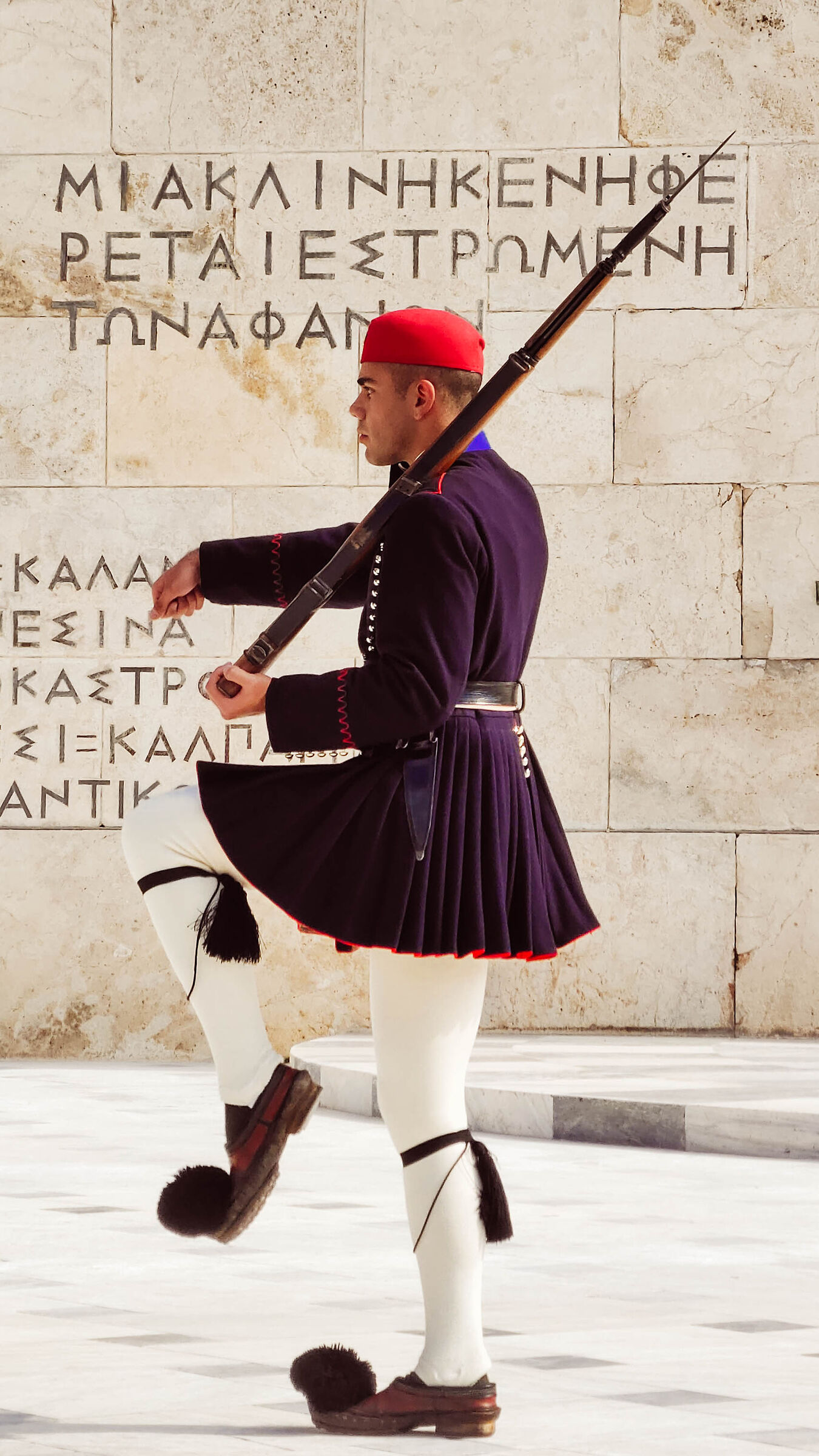 Cambio della guardia a piazza Sintagma