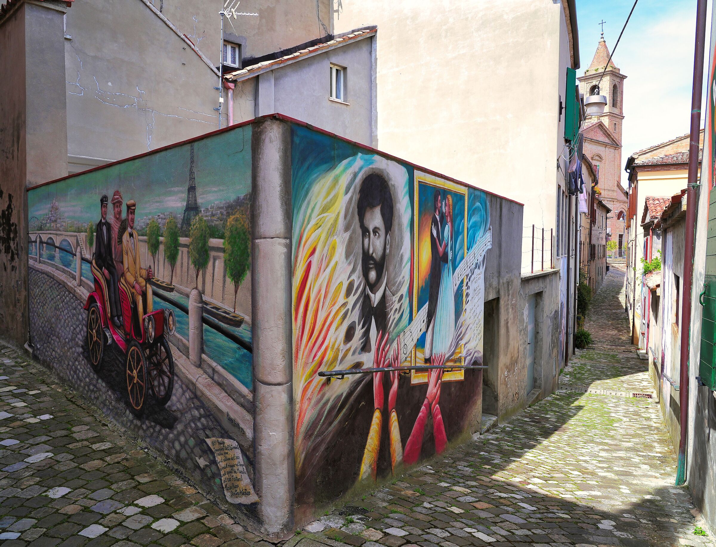 murals in Mondaino