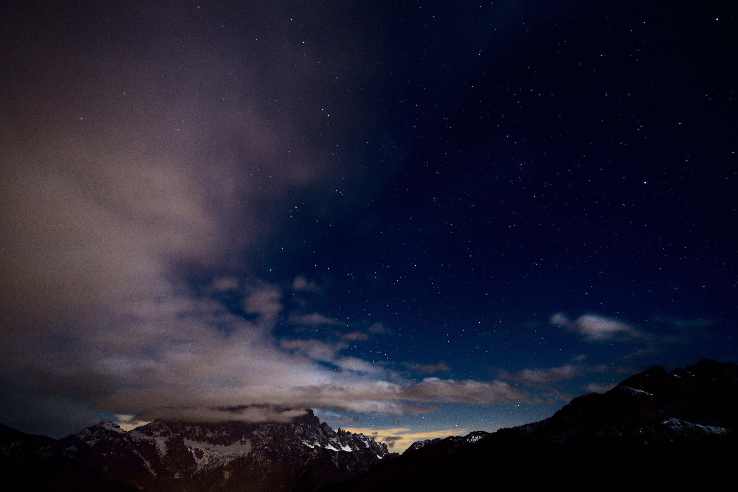 Stelle sopra il Civetta