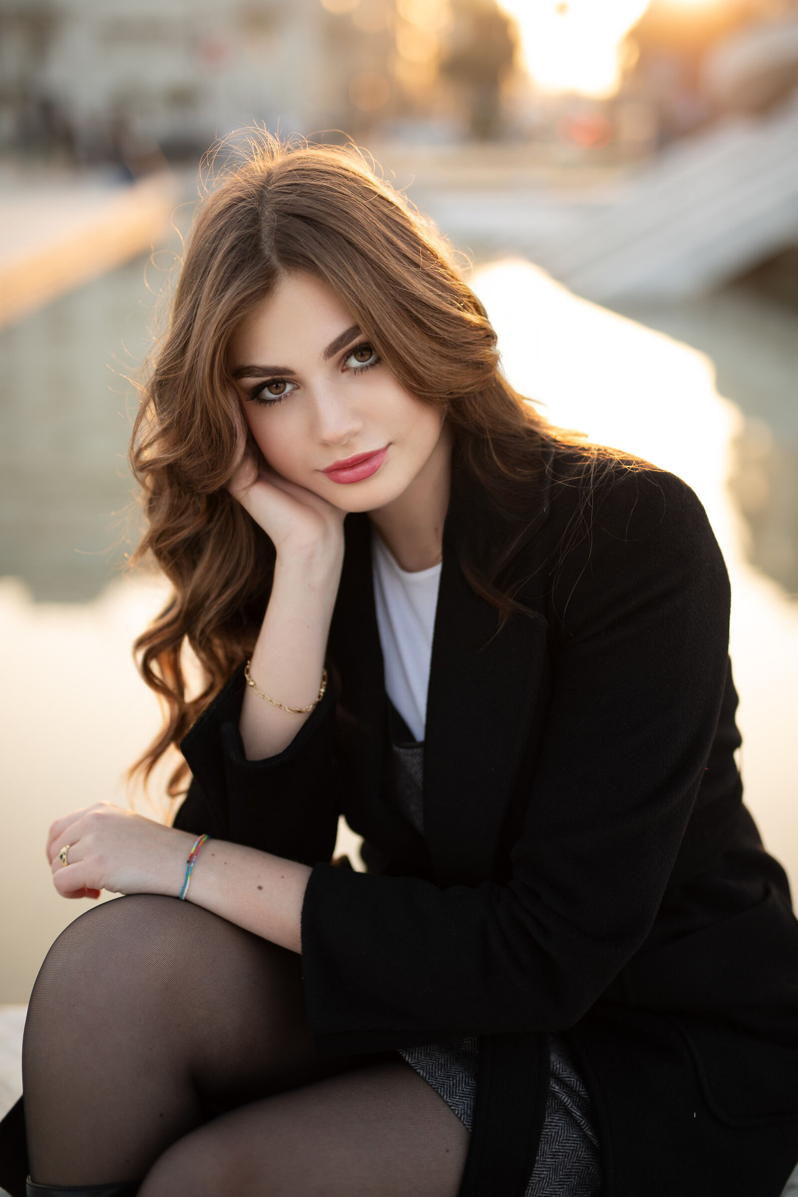 Ludovica's delicate gaze