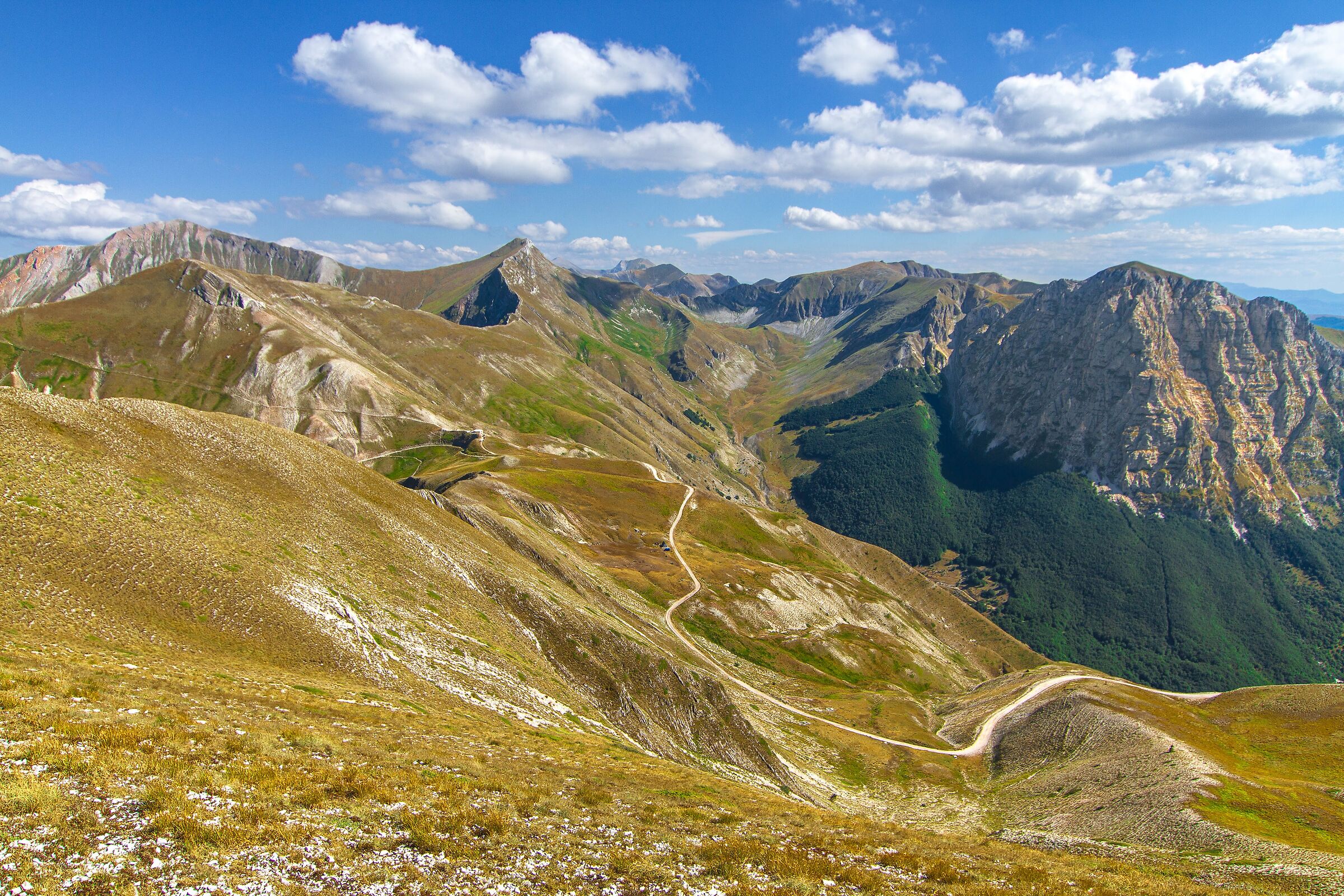 View from the top of Mount Rotondo