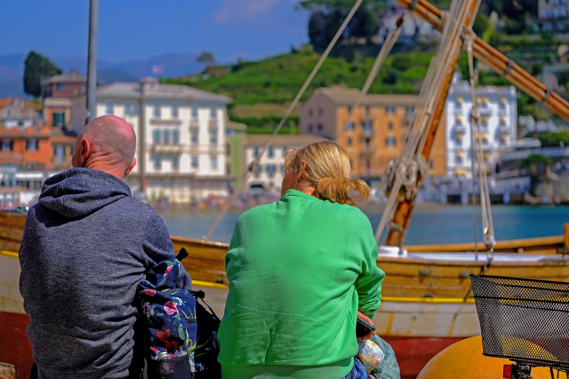 Looking at the sea