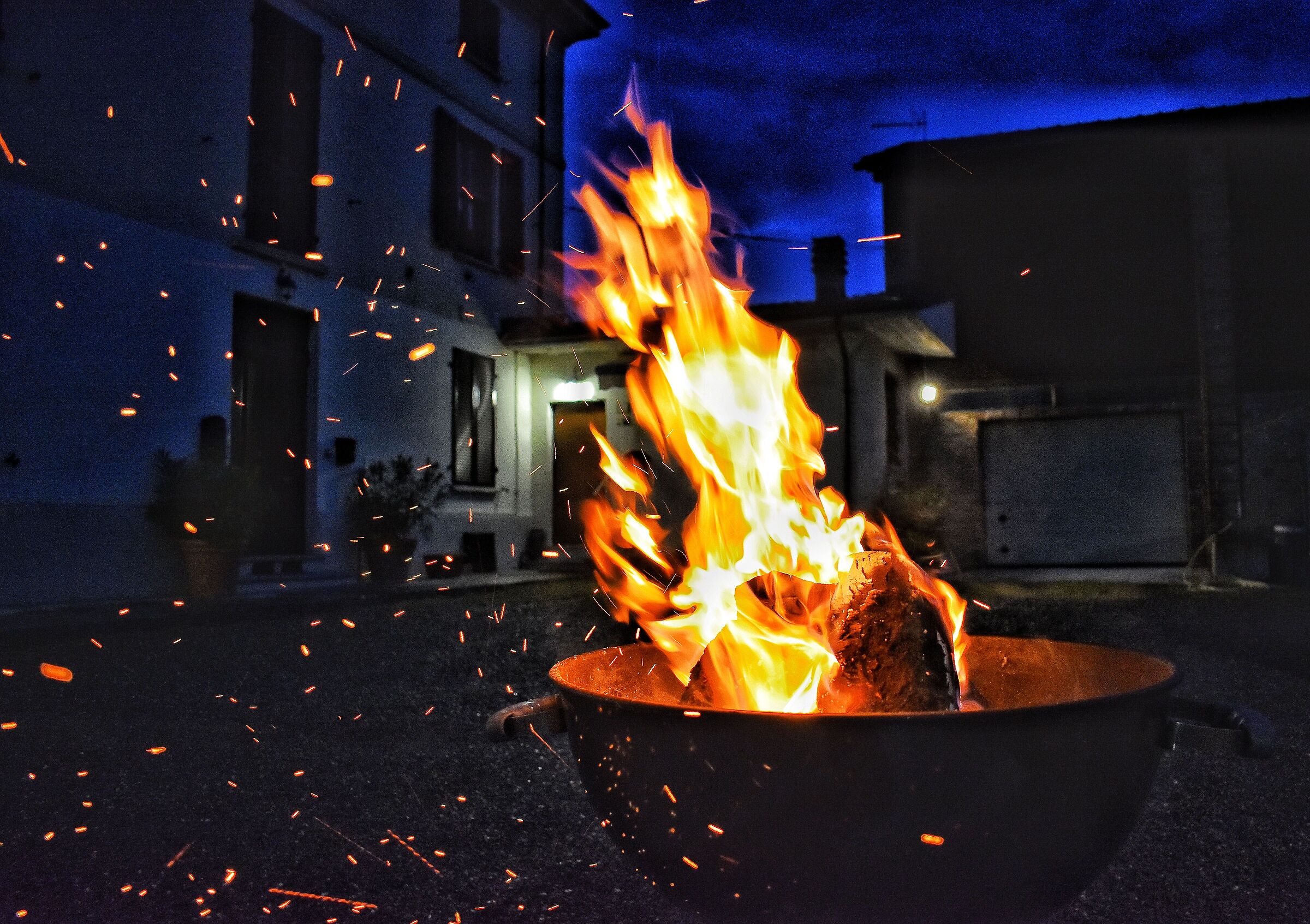 fire in the night