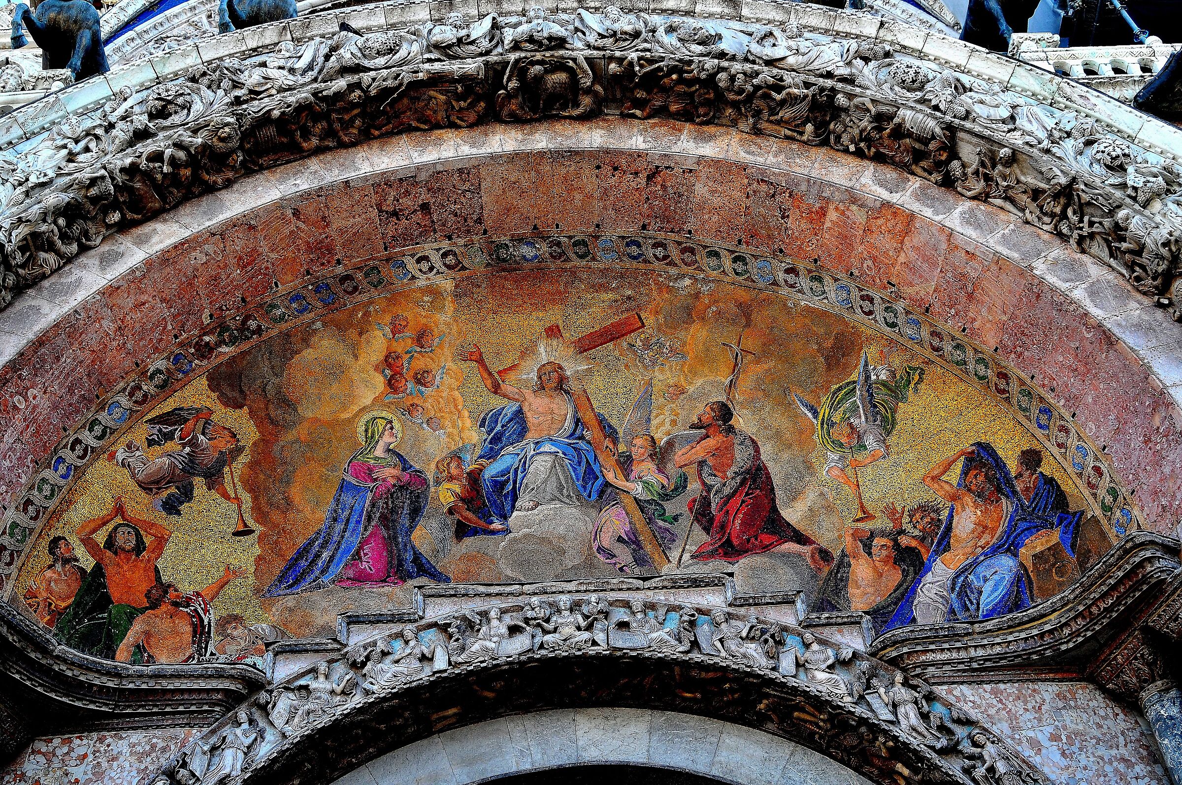 I mosaici della facciata della basilica di S. Marco -VE