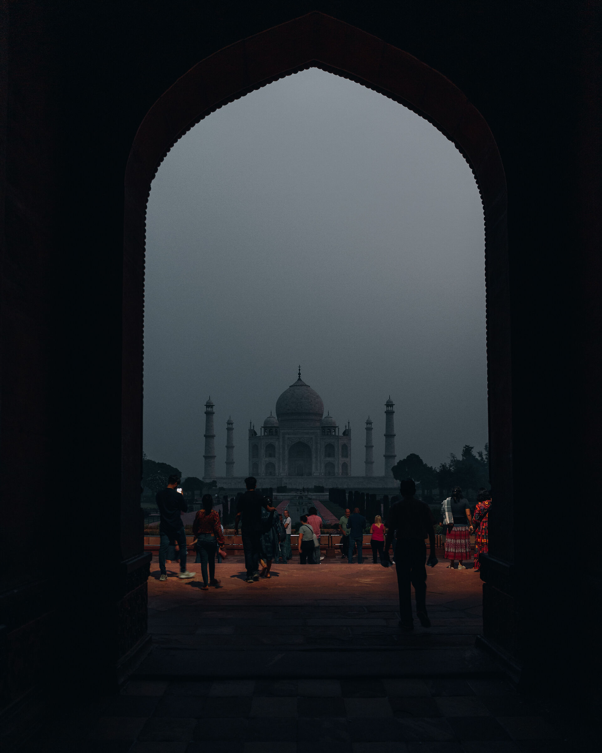 Sunrise in Taj Mahal complex