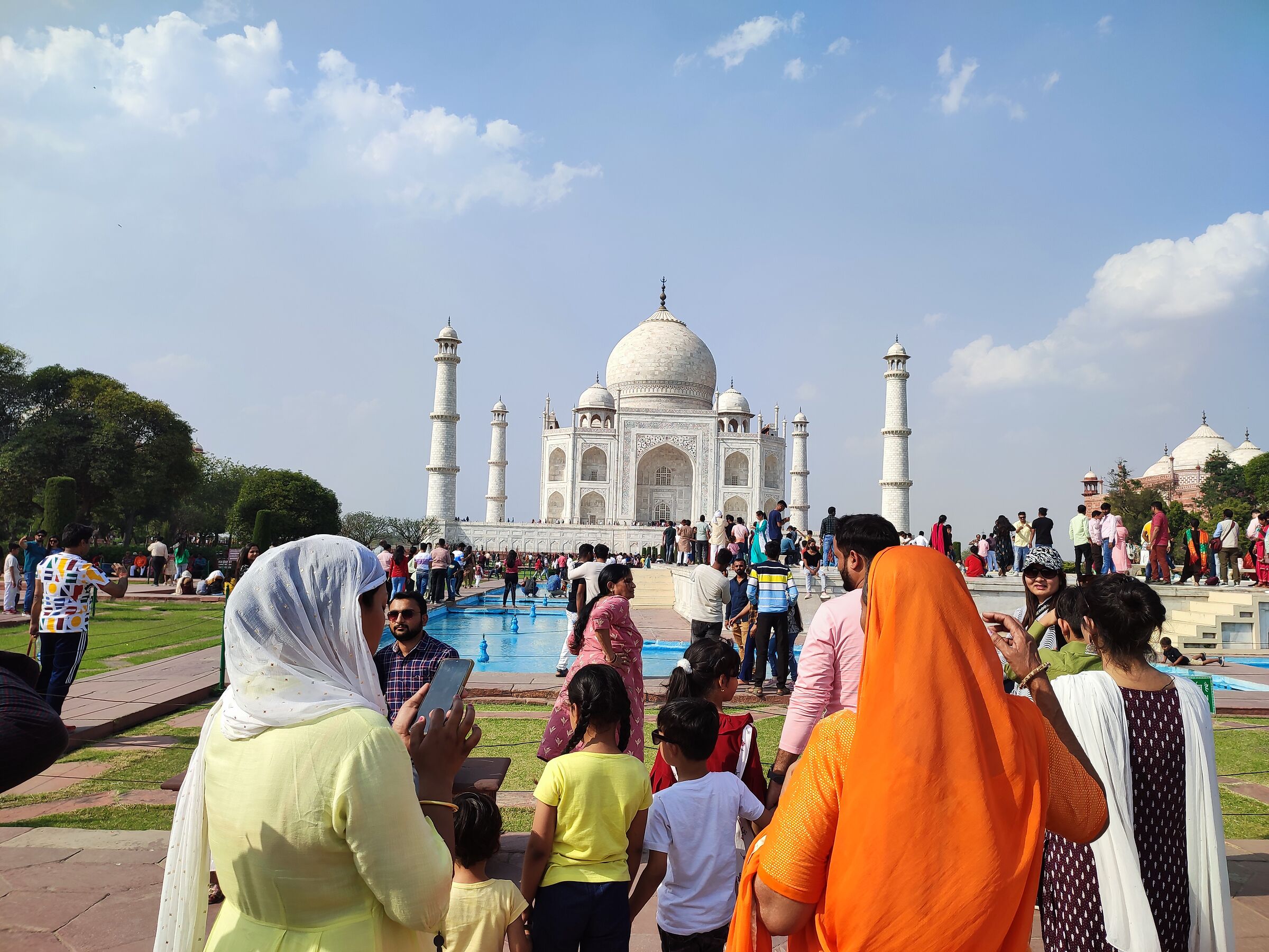 Colori indiani...al Taj Mahal
