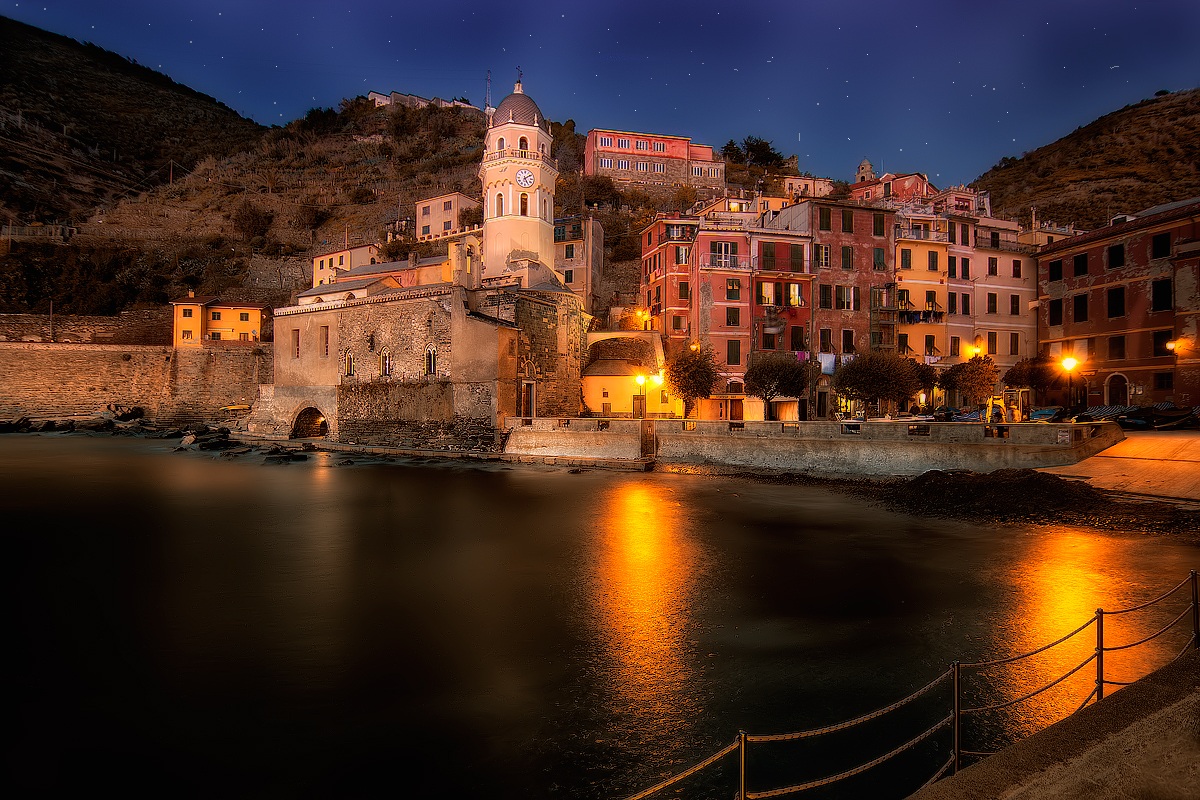 Vernazza at night
