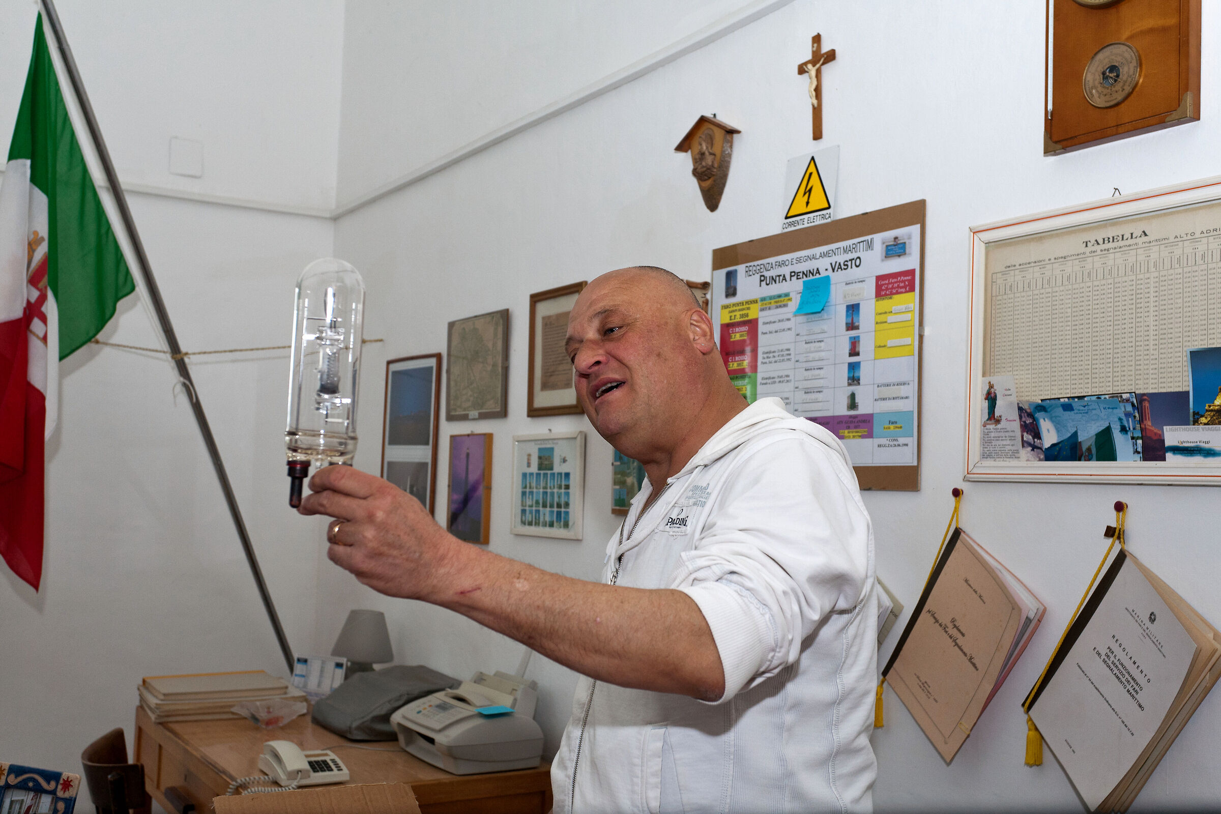 Le vecchie lampade della lanterna