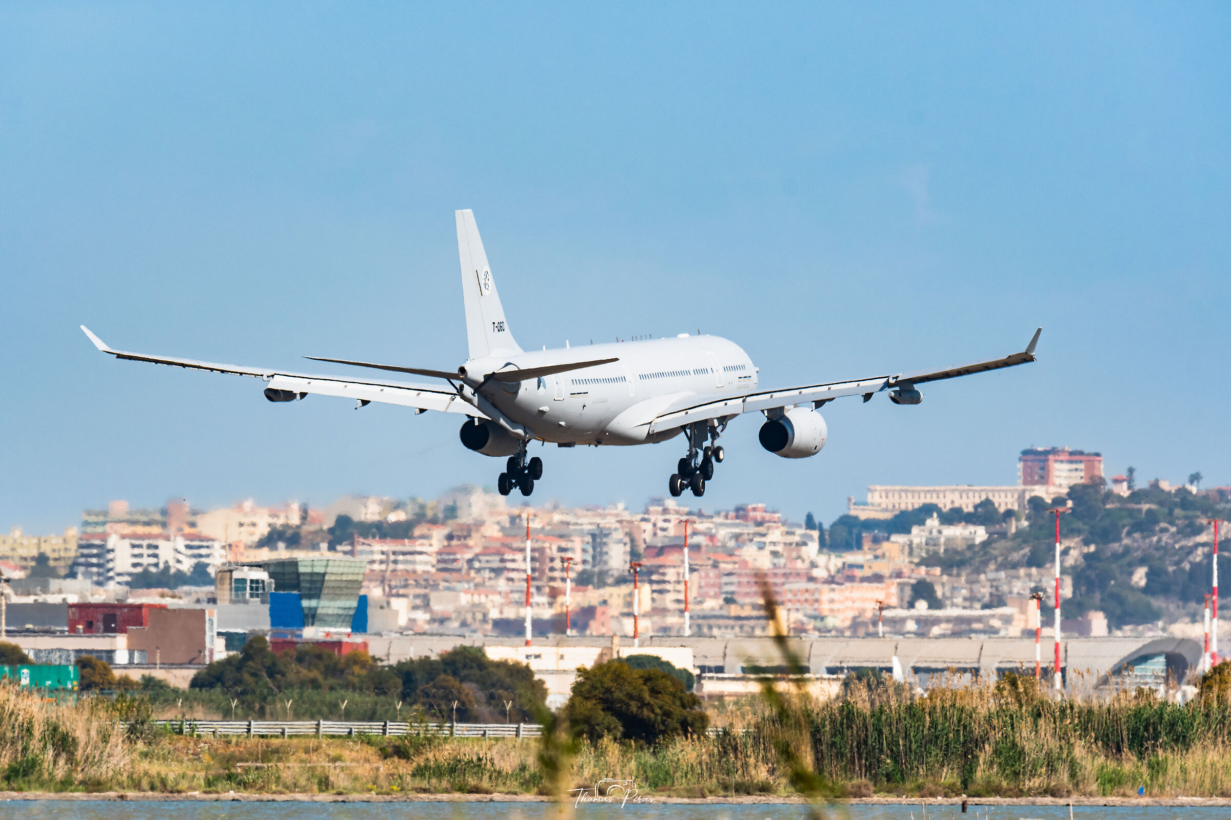Landing in Cagliari airport
