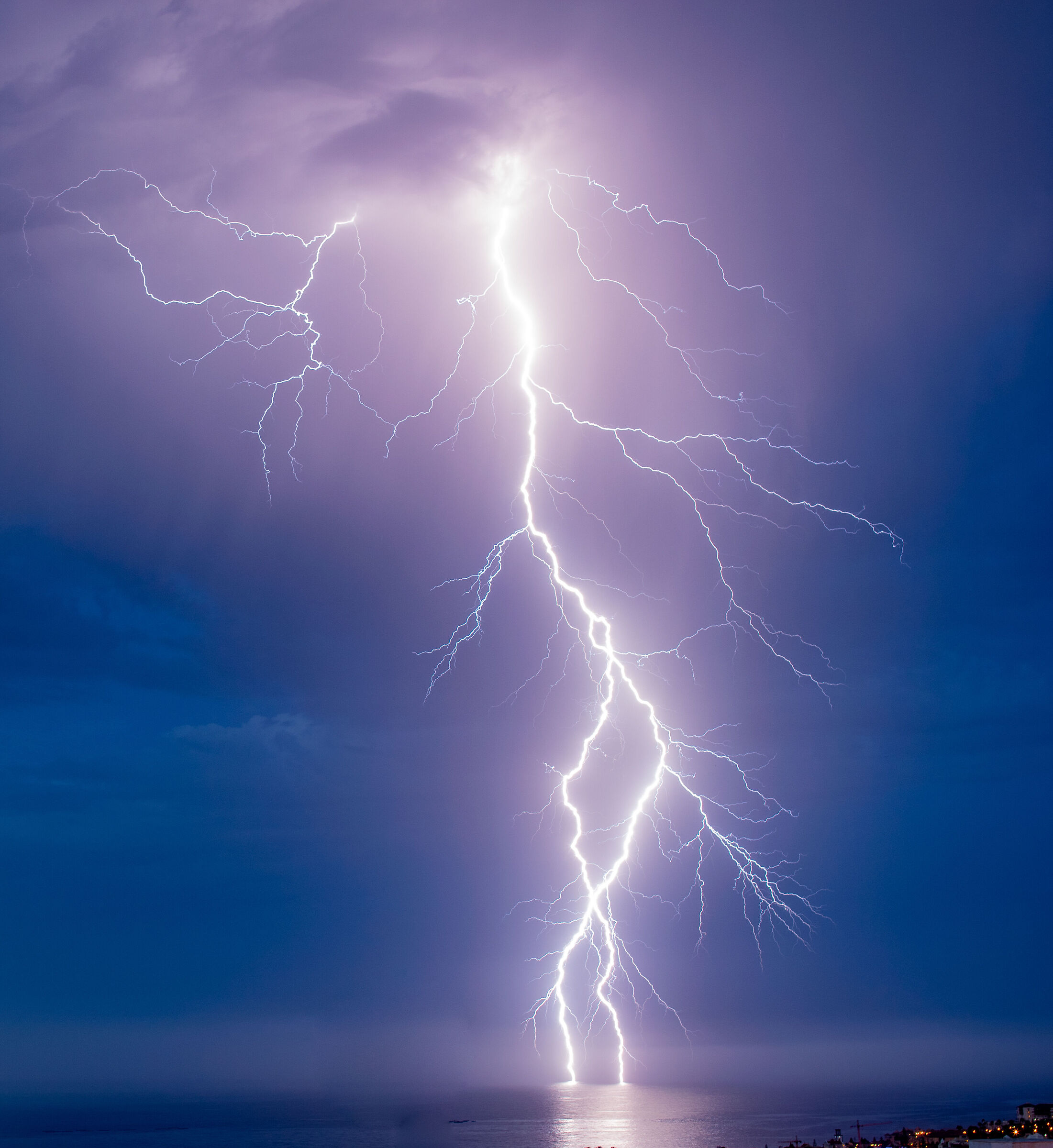 Tempesta atlantica da costa adeje