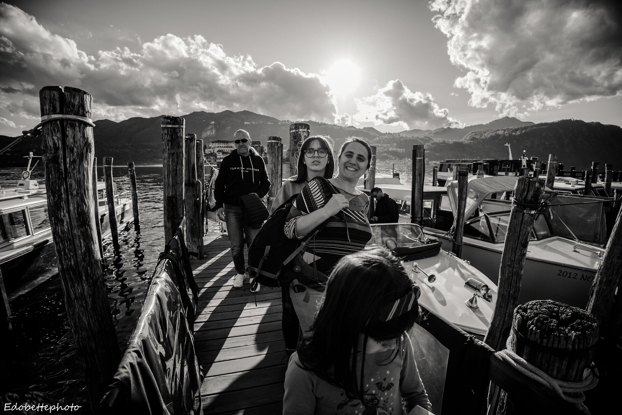 Getting off the boat