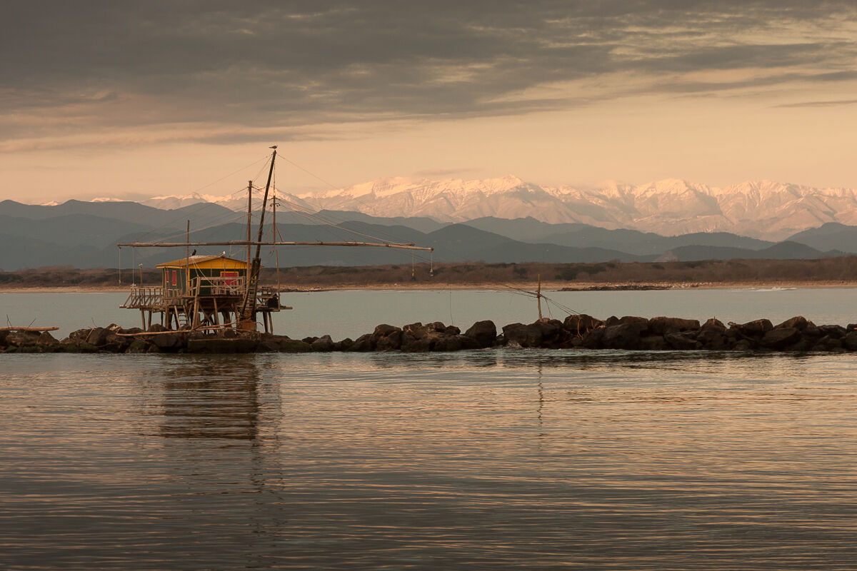 Sea and mountains of Tuscany ...