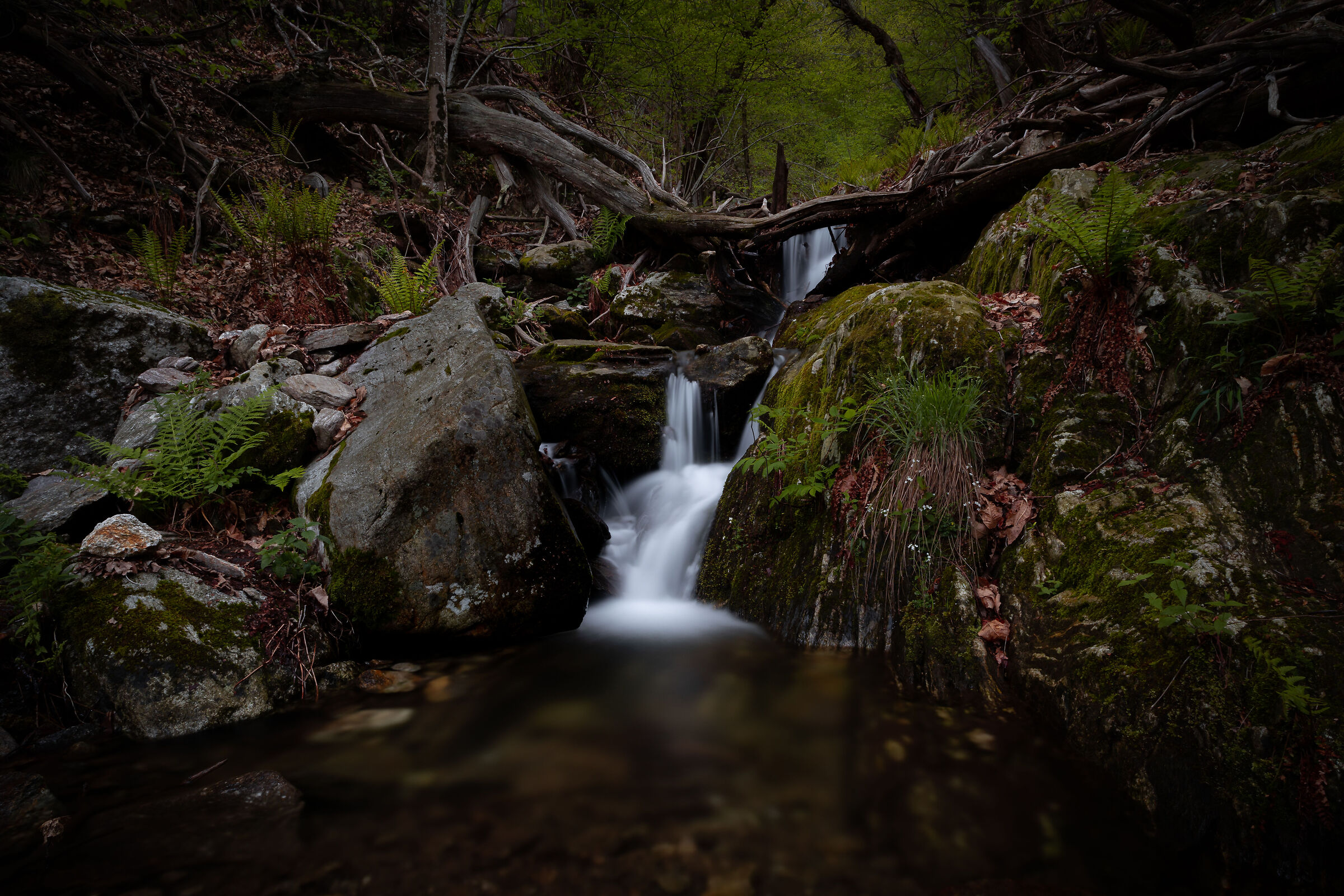 Small waterfall in Val Grande