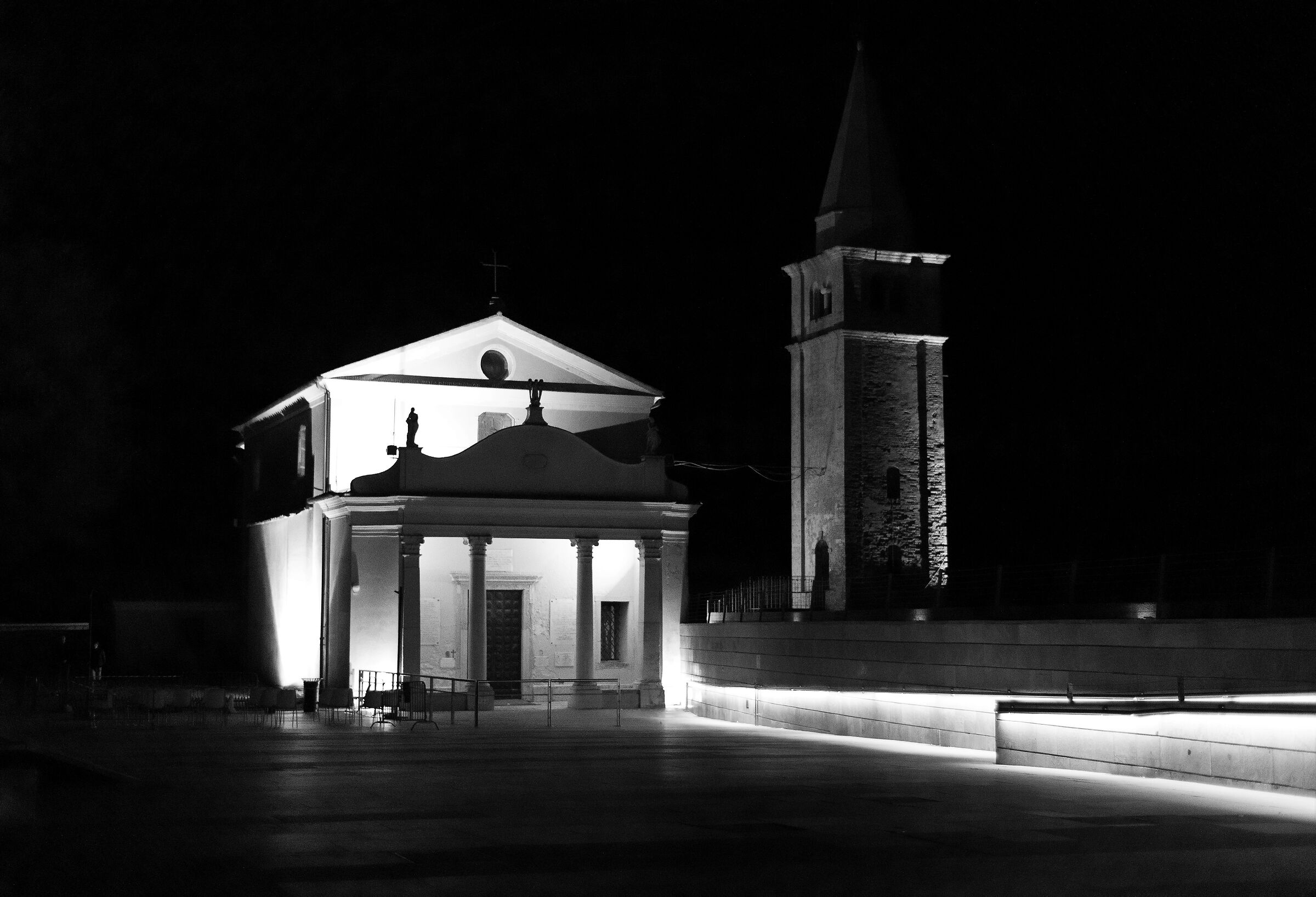 Fishermen's sanctuary.... in b/w