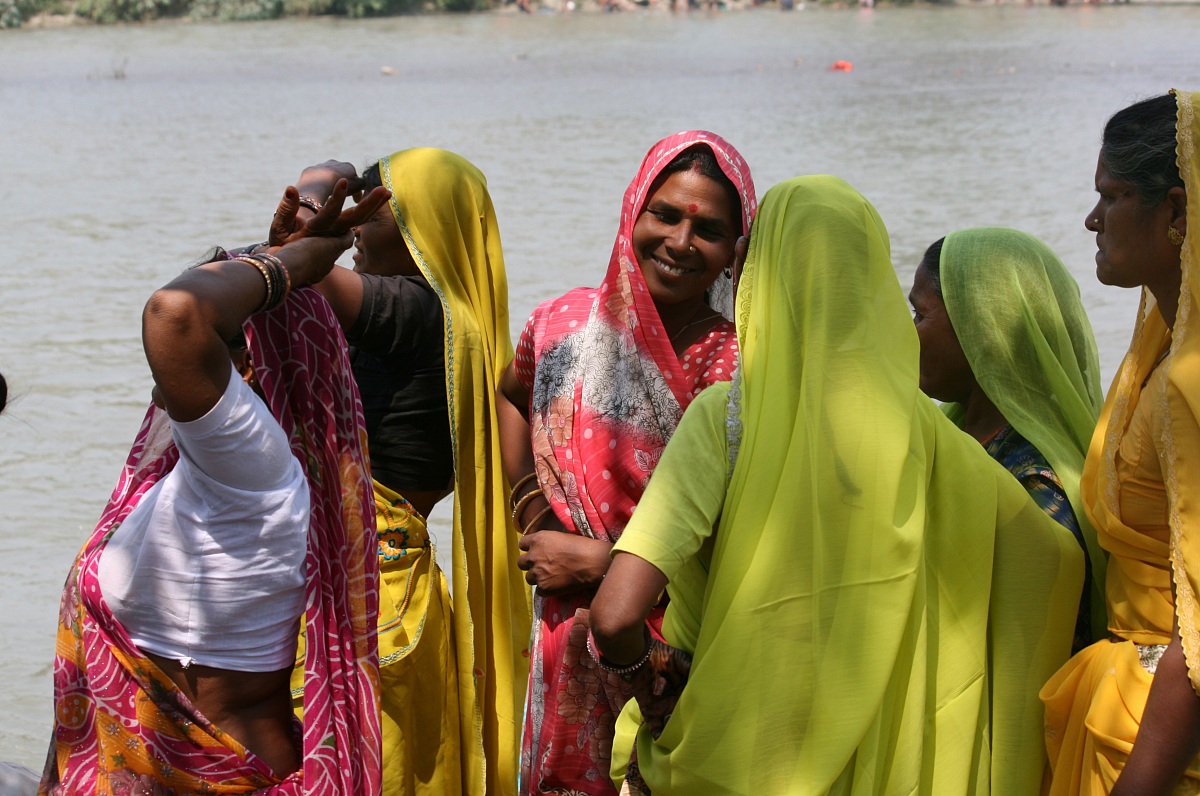 color on the Ganges