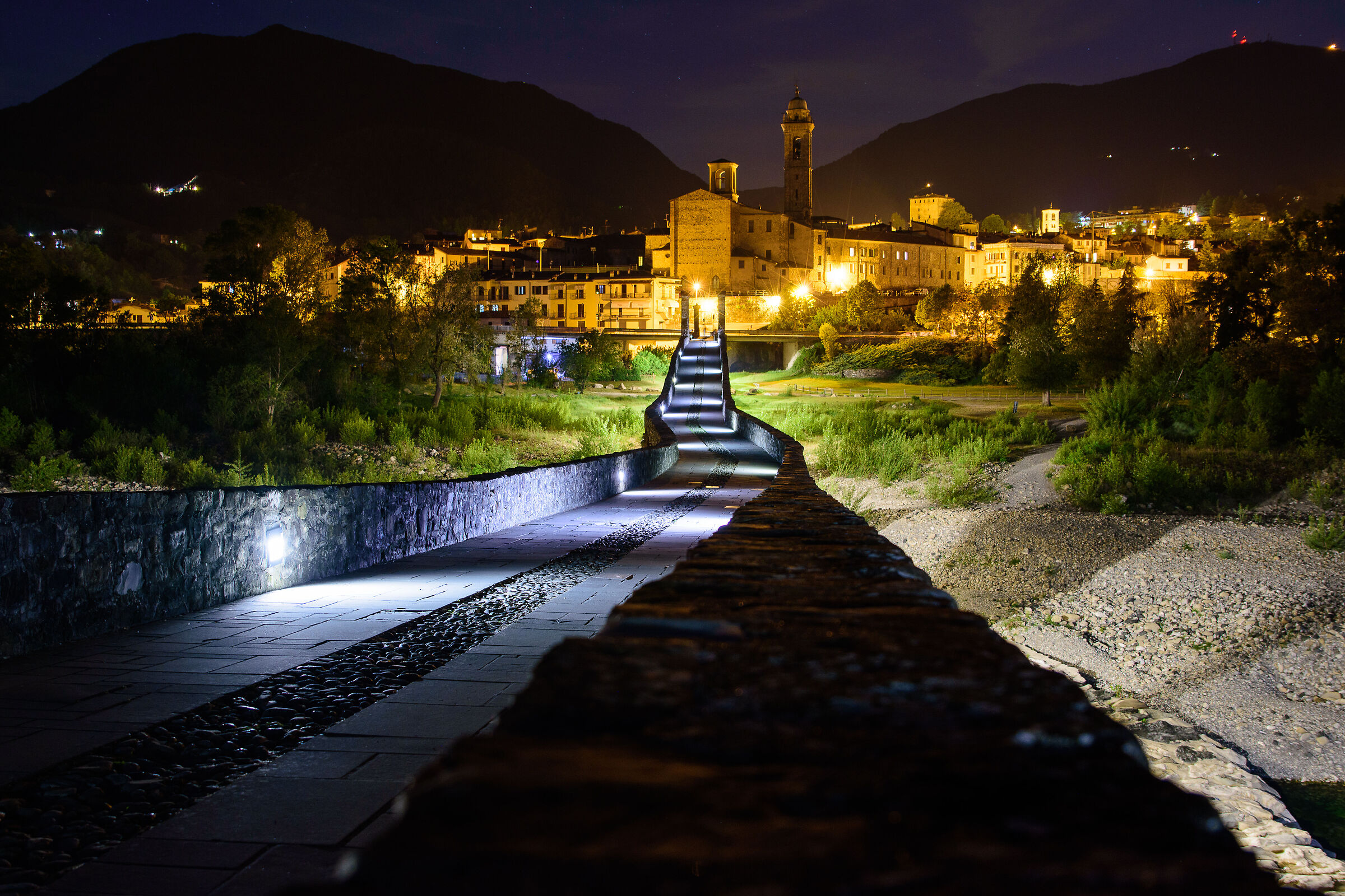 Bobbio di sera