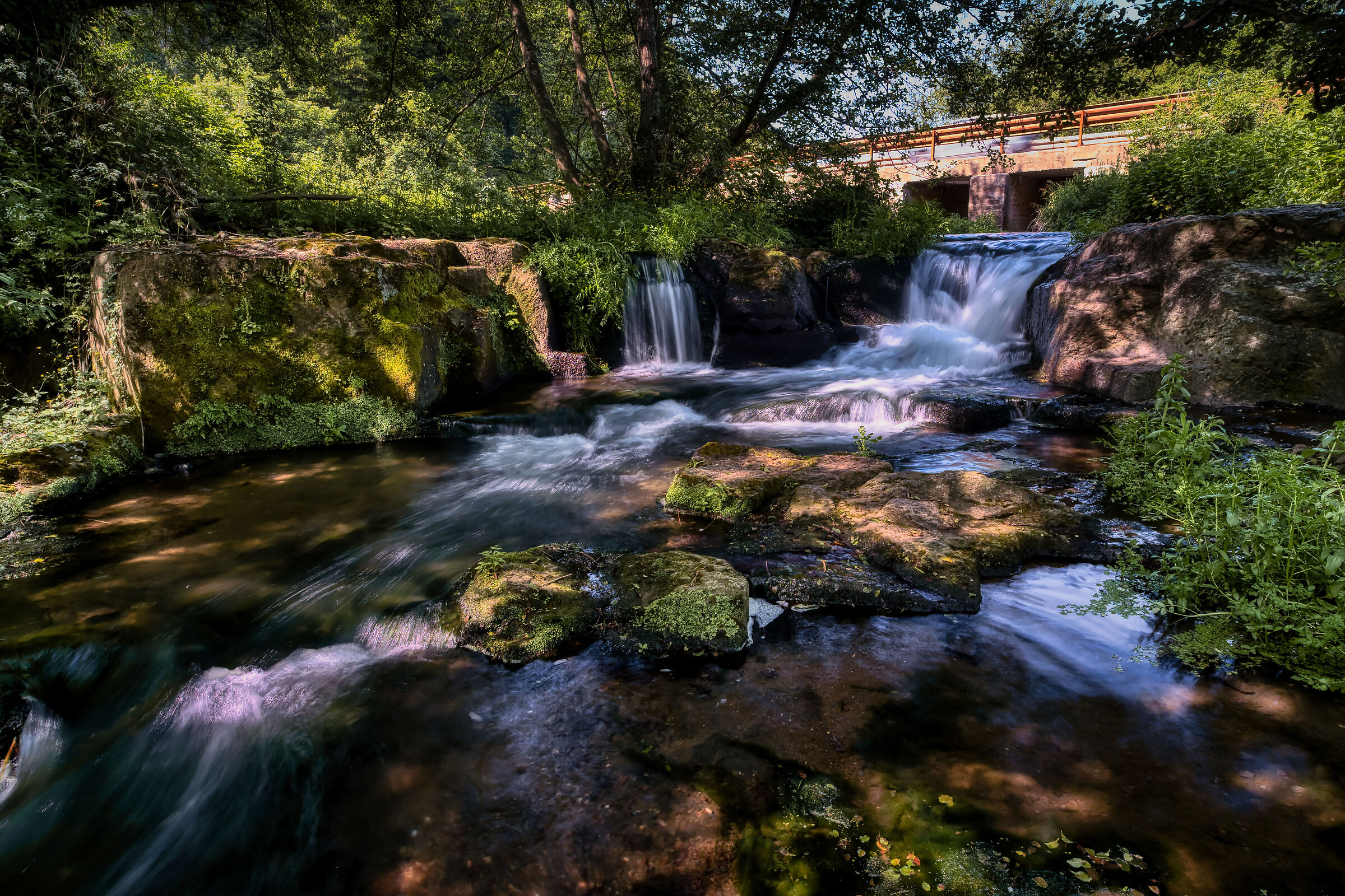 Monte Gelato waterfalls