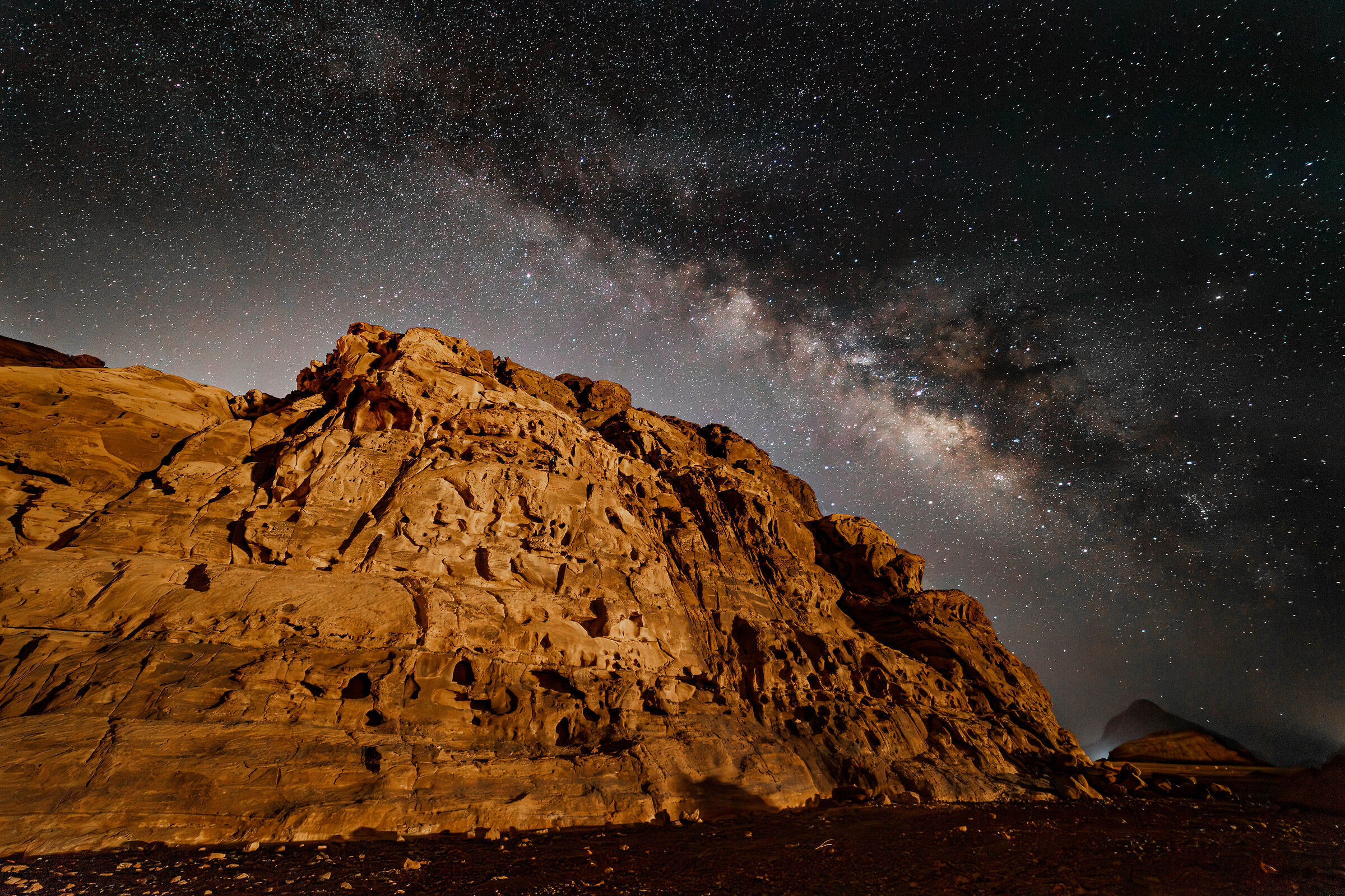 The night in the desert