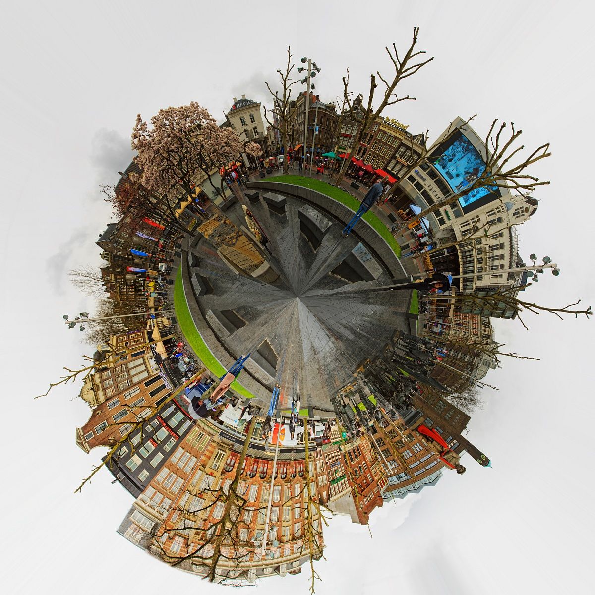 sphere in the square