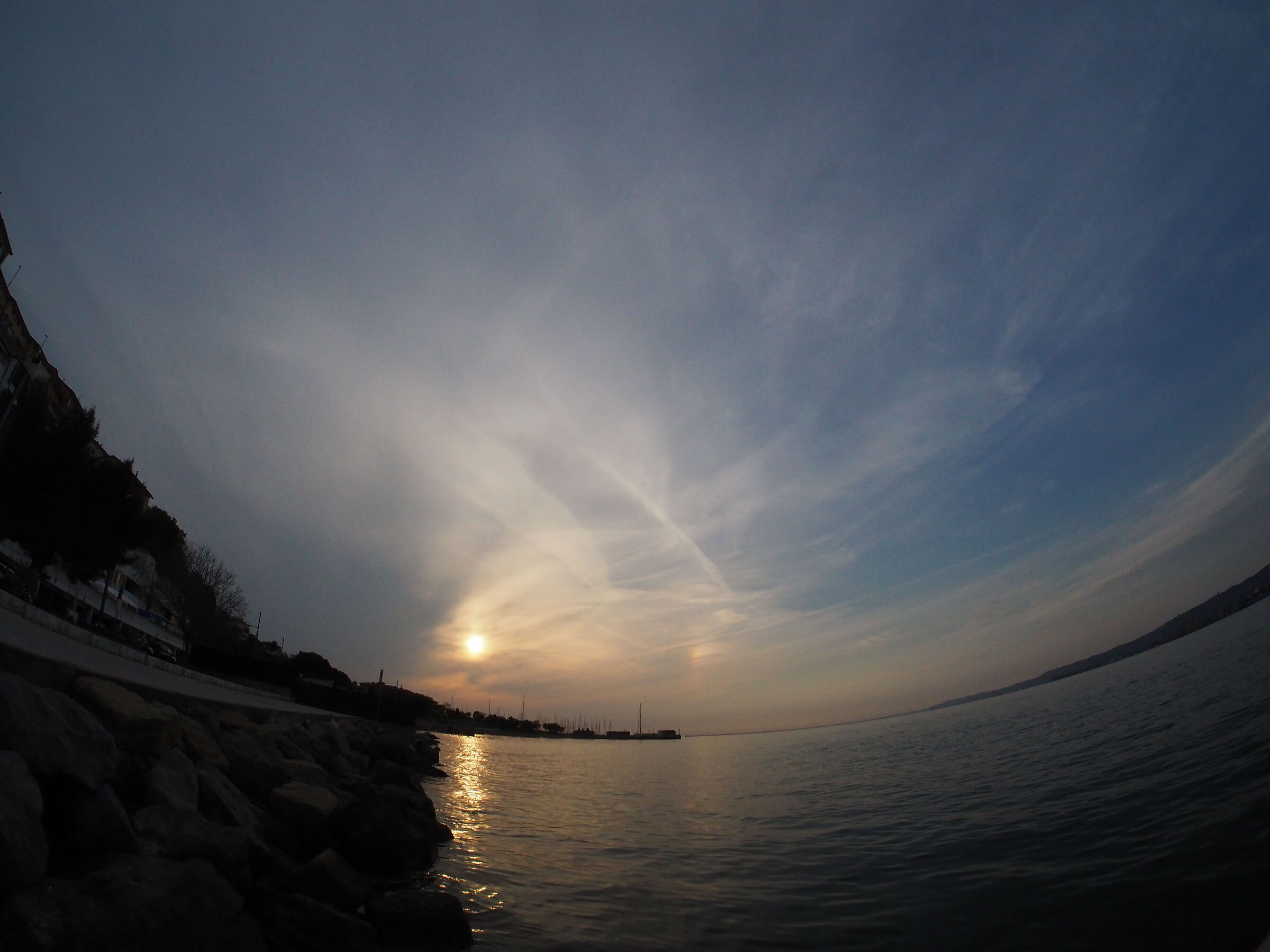 Tramonto sull'Adriatico