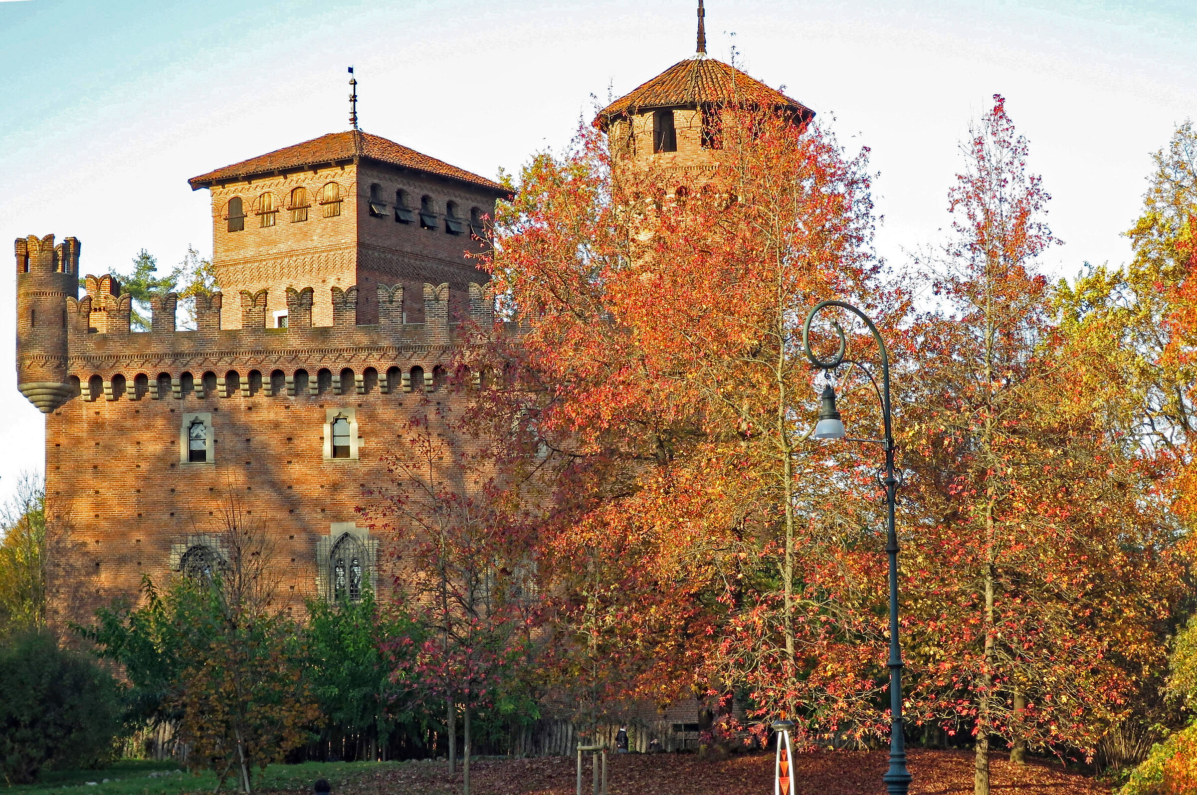 Torino: Borgo medioevale in autunno