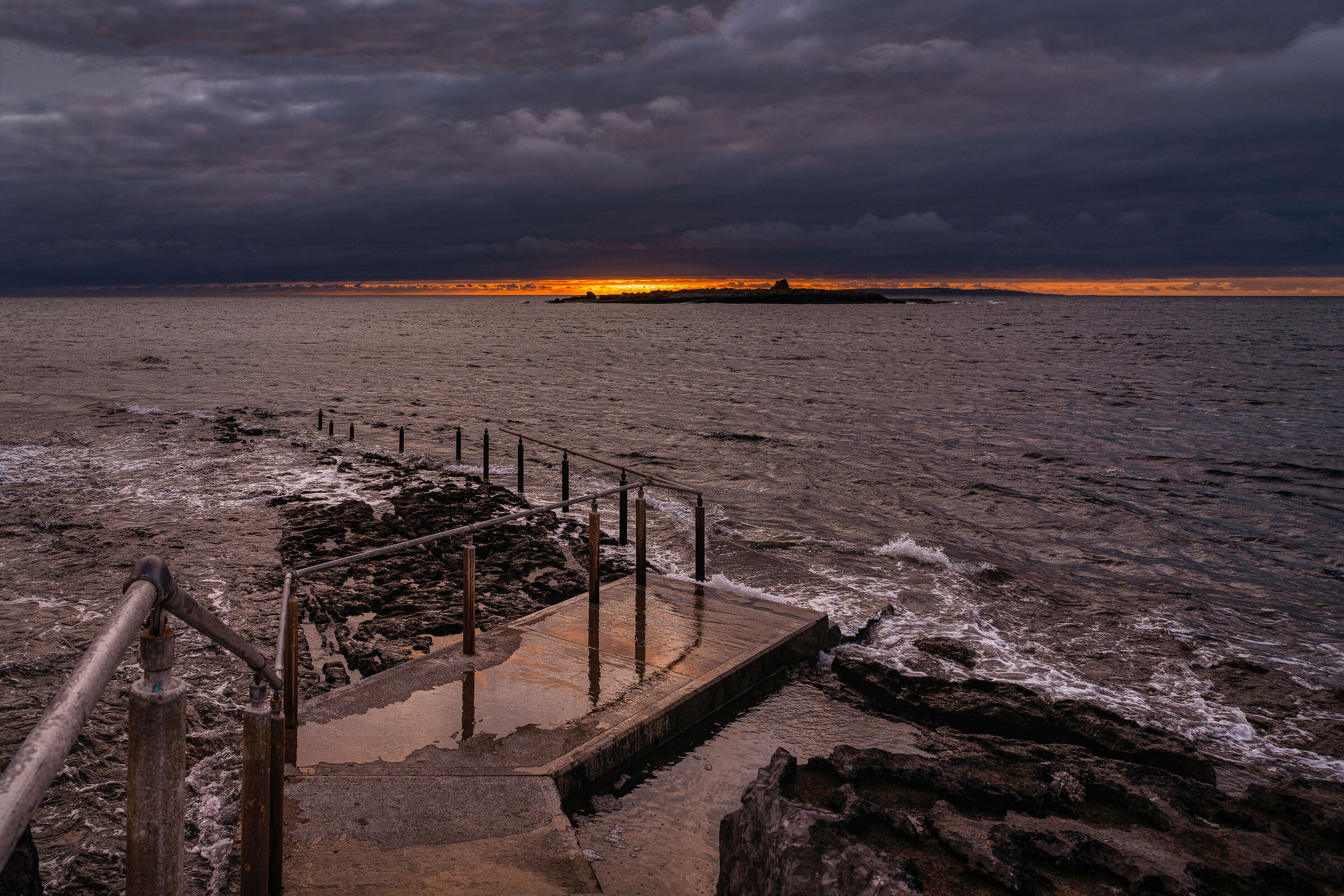 Sunset over the Arran Islands