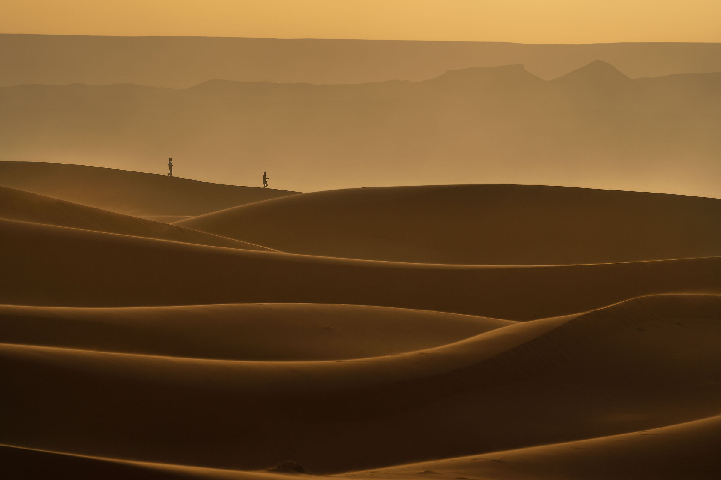 Sunrise in the Sahara