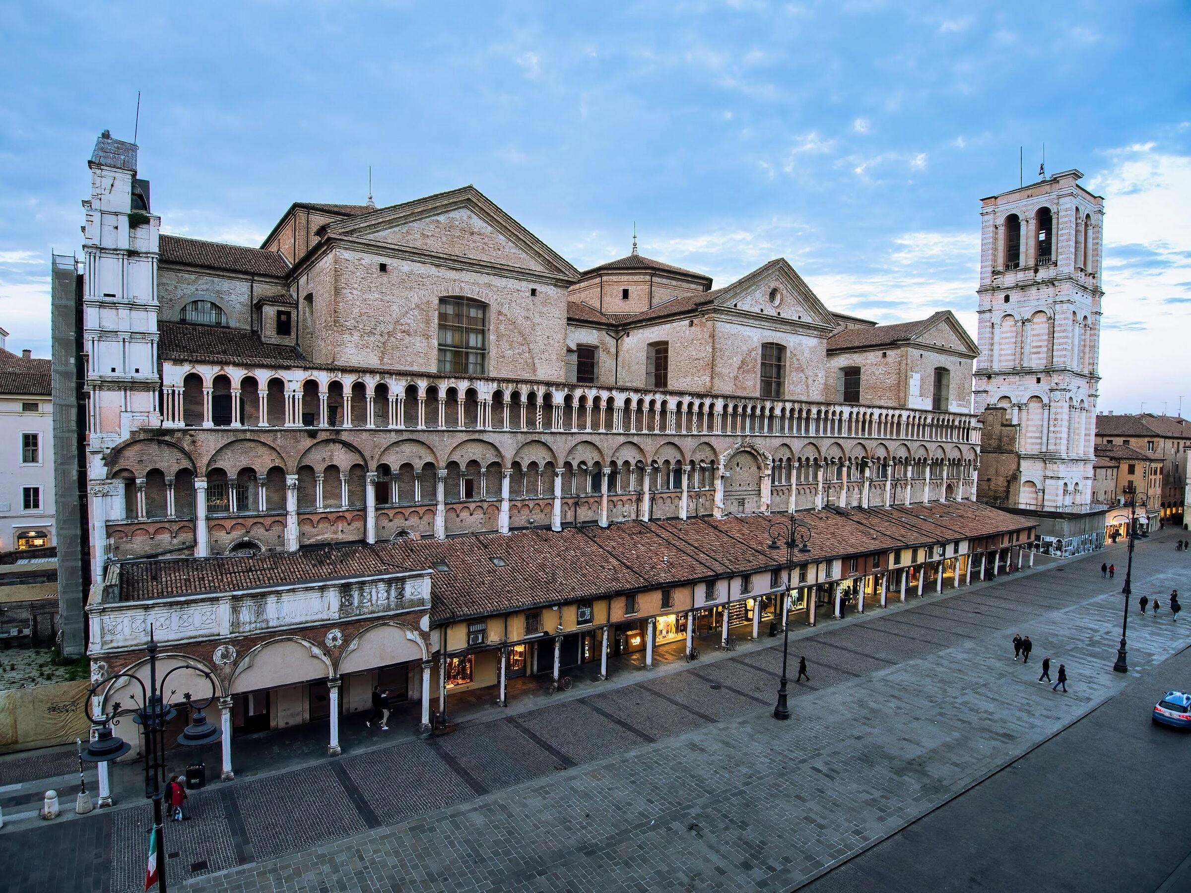 Cathedral of Ferrara external side right