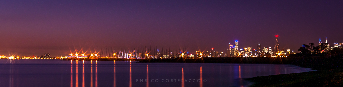 Melbourne by night