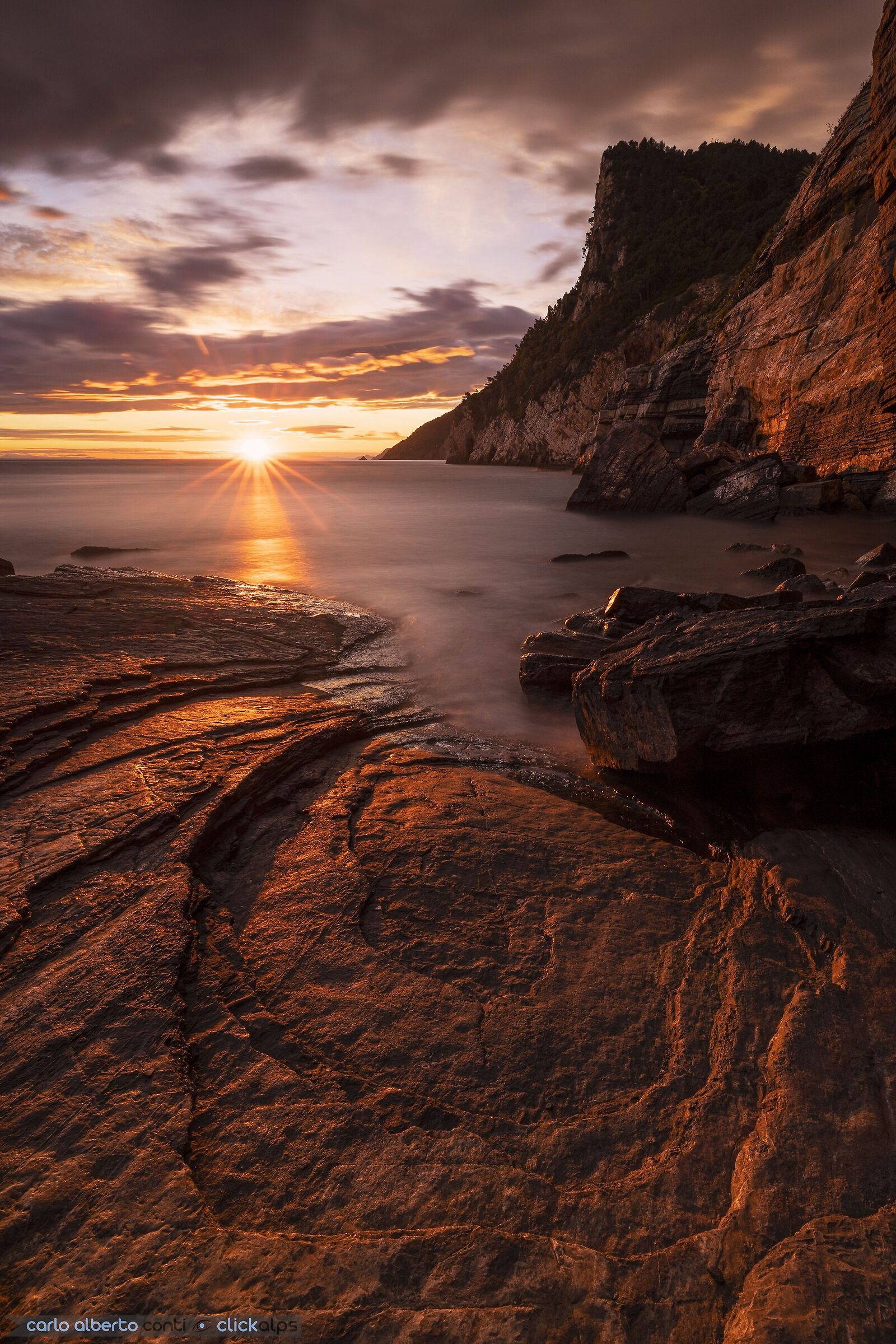 Sunset from Byron's Cave