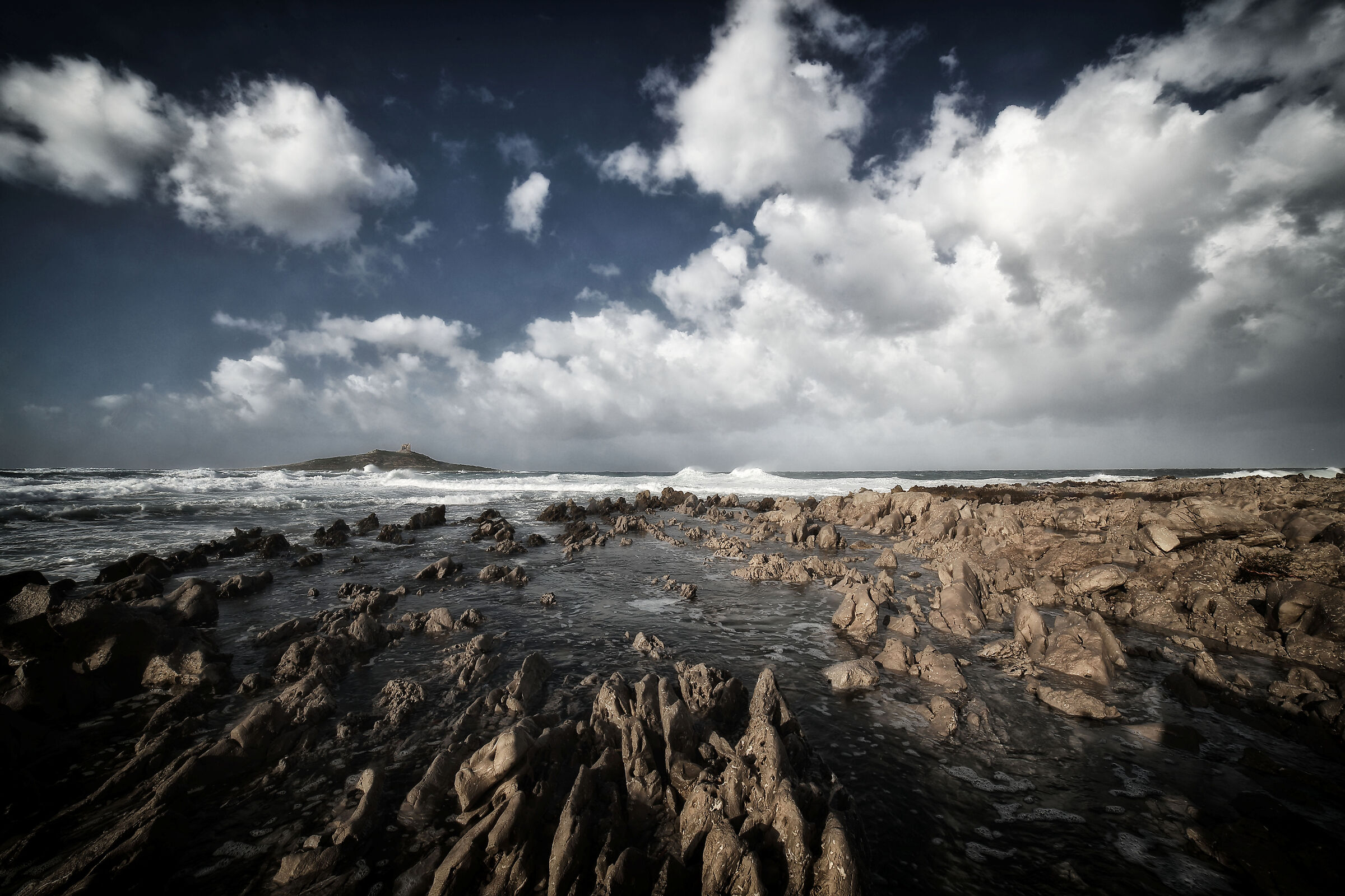 Dramatic island