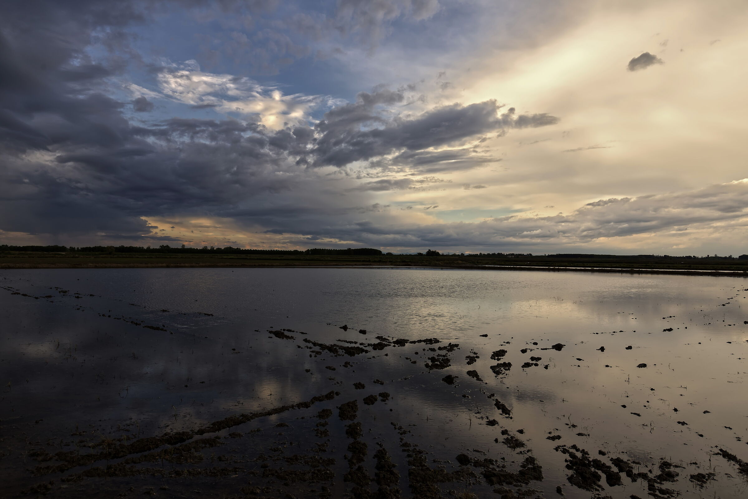 At dusk