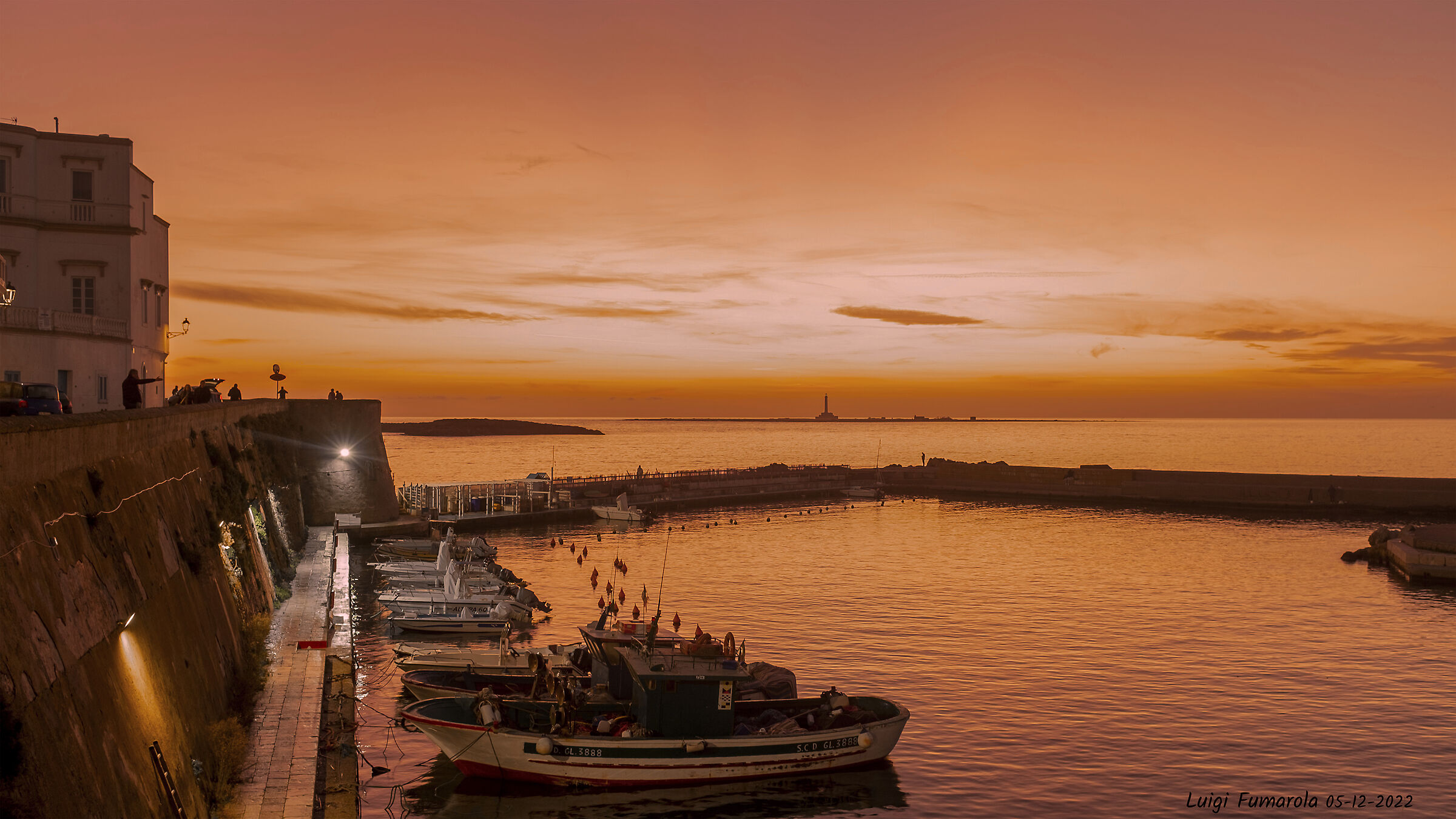 Anche d'inverno tramonta così...