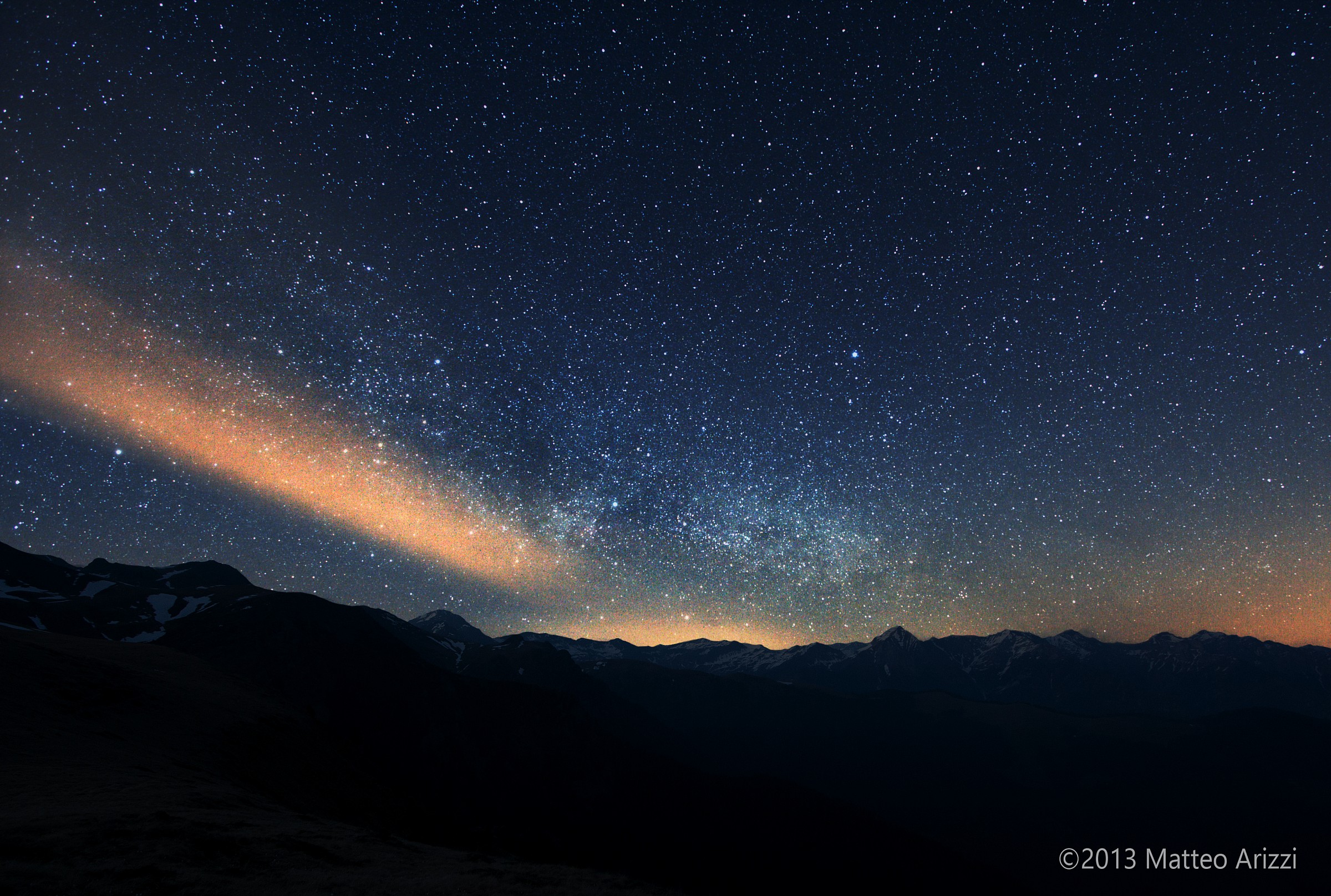 Via Lattea dalle Orobie